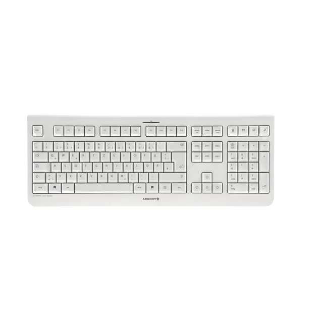 cherry-kw-3000-tastatur-kabellos-wei-grau-qwertz image 1