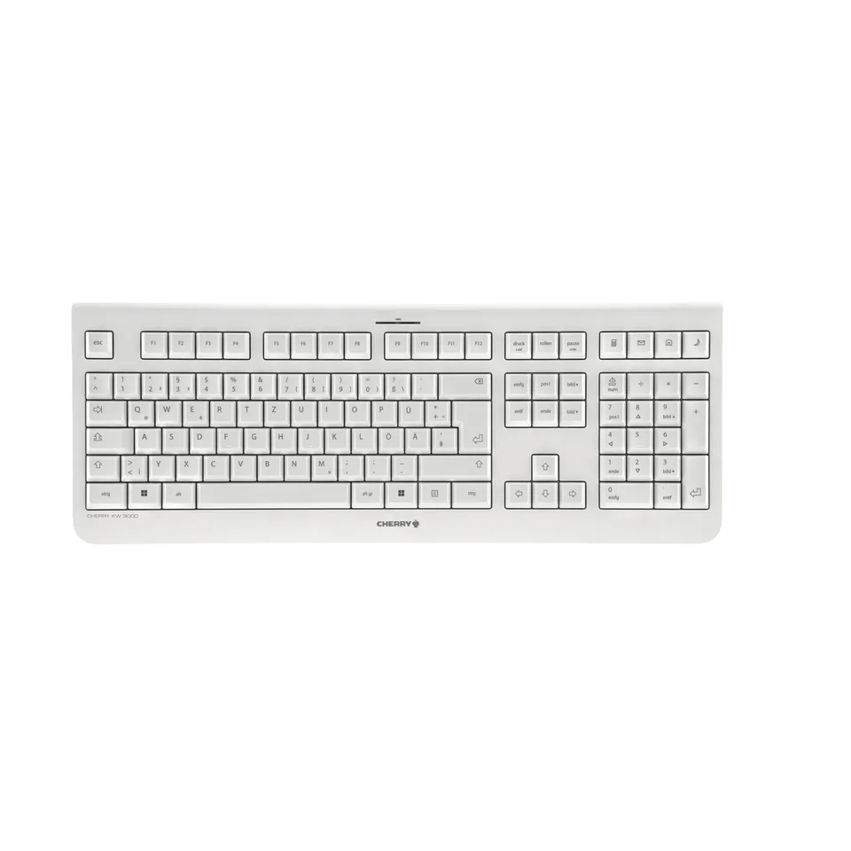 cherry-kw-3000-tastatur-kabellos-wei-grau-qwertz image 1