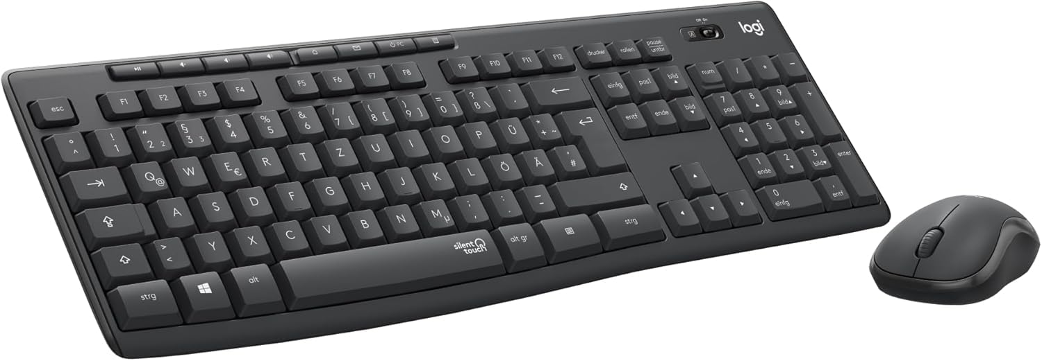 logitech-mk270-tastatur-maus-set-kabellos-schwarz-combo image 1