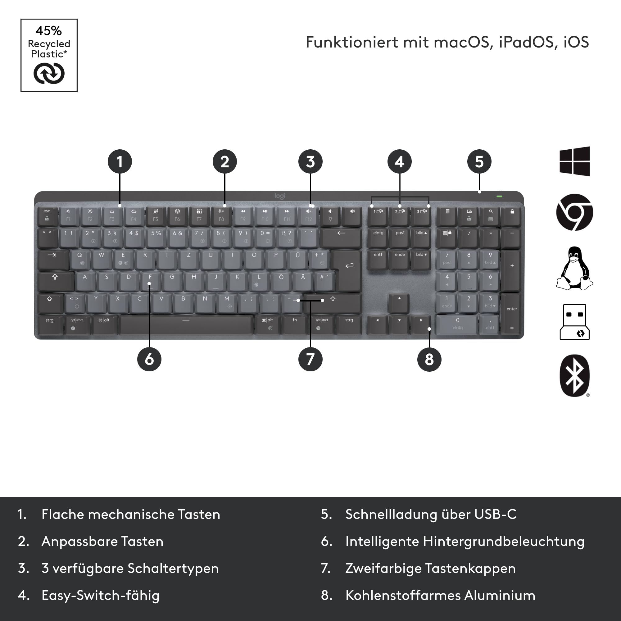 logitech-mx-mechanical-tastatur-taktil-qwertz-grau image 7