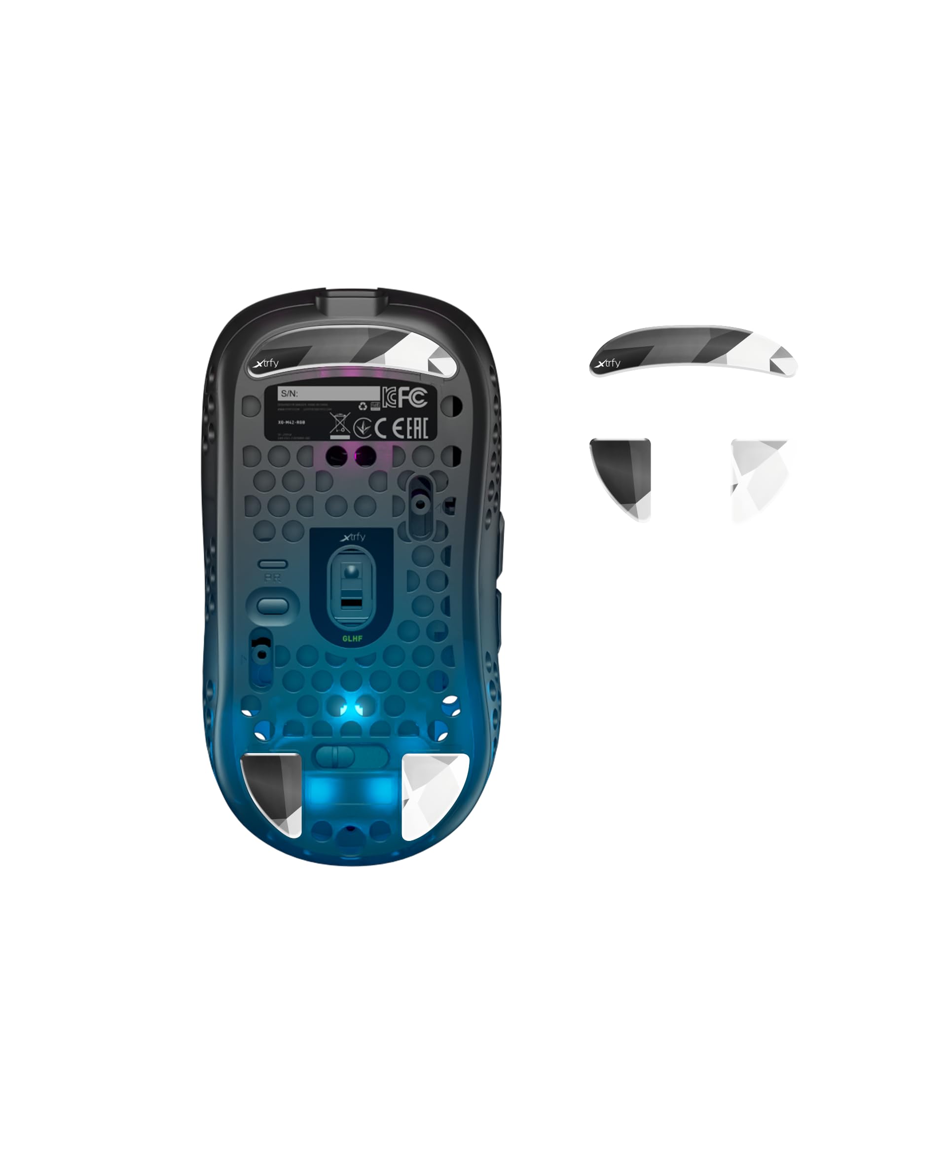 cherry-xtrfy-glass-skates-f-r-mz1-wireless-glas image 2