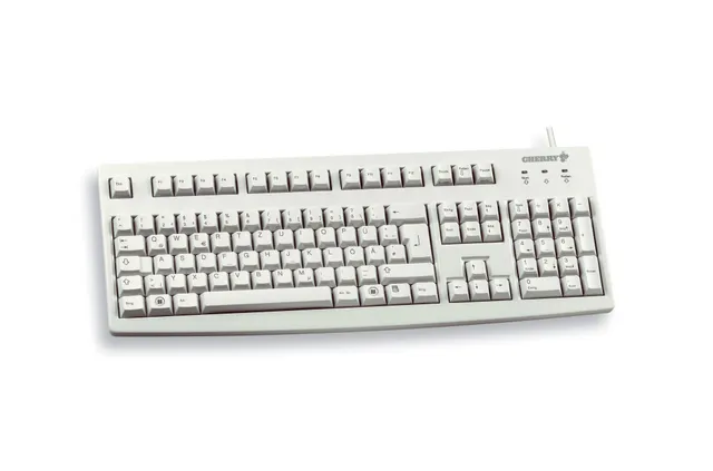 cherry-g83-6105-tastatur-qwertz-hellgrau-kabelgebunden image 1