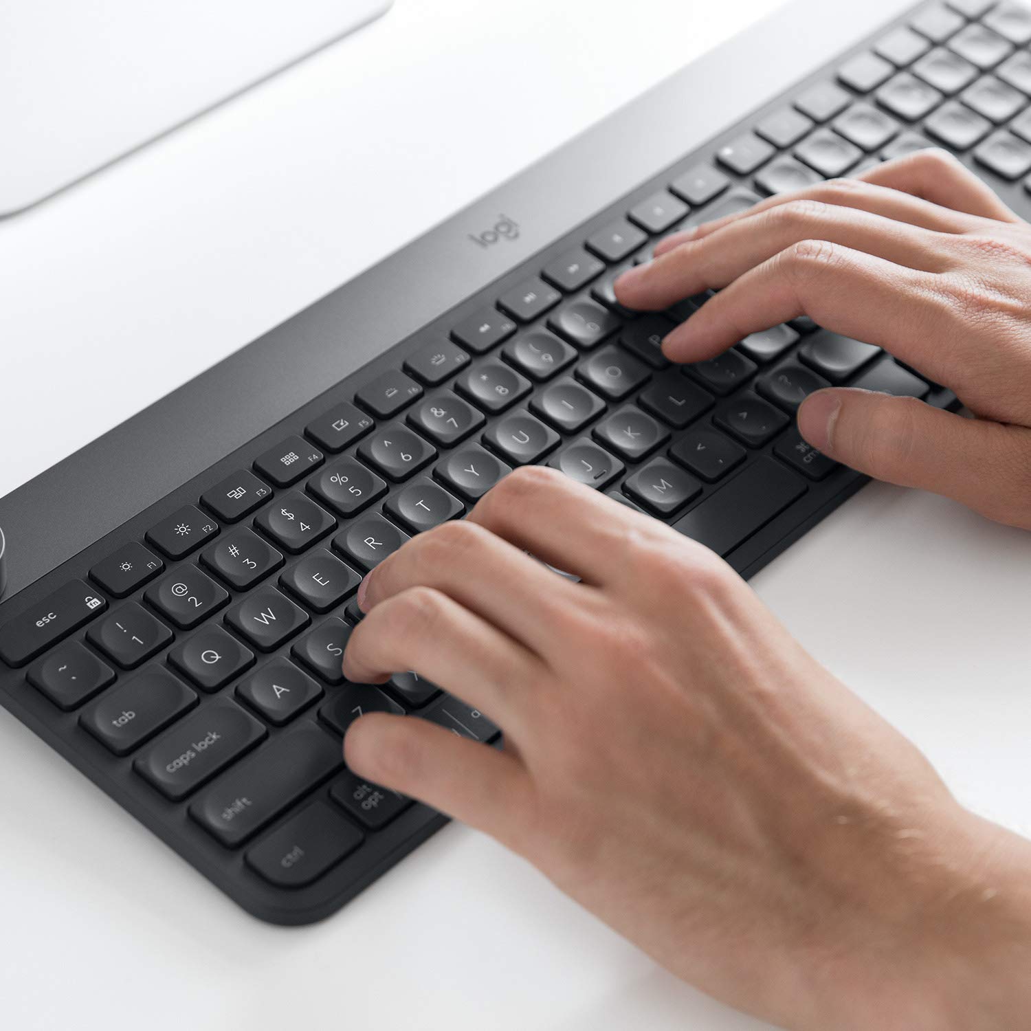 logitech-craft-kabellose-tastatur-qwertz-graphit-mit-drehregler image 7