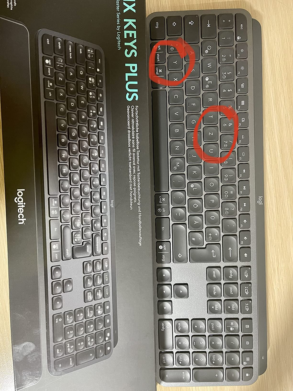 Fettfinger sichtbar