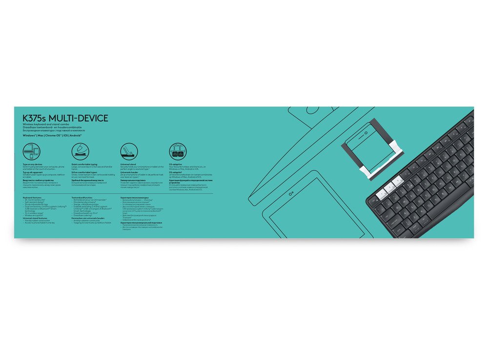 logitech-k375s-tastatur-mit-halterung-graphit-kabellos-multi-device image 5