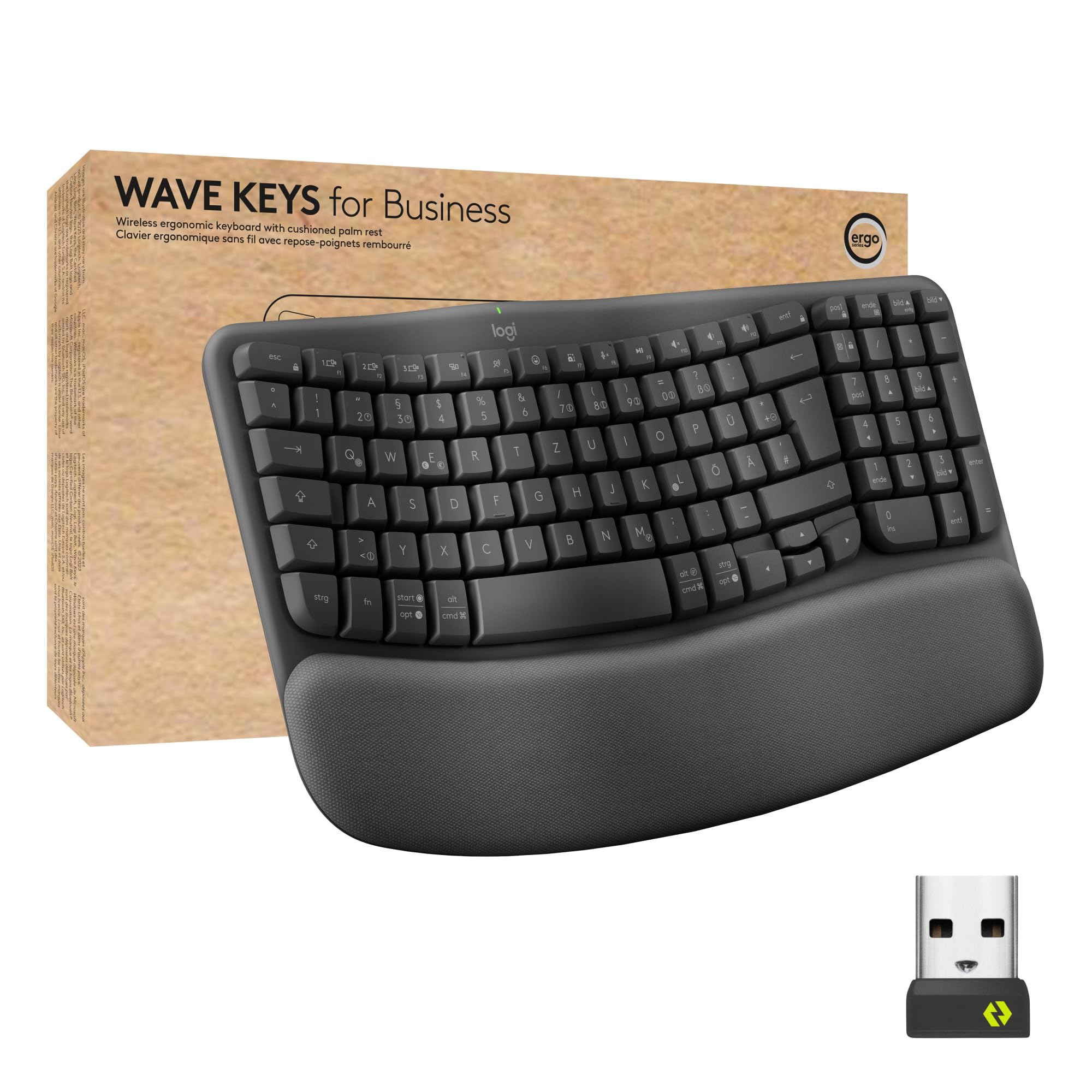logitech-wave-keys-business-ergonomische-tastatur-grafit image 1