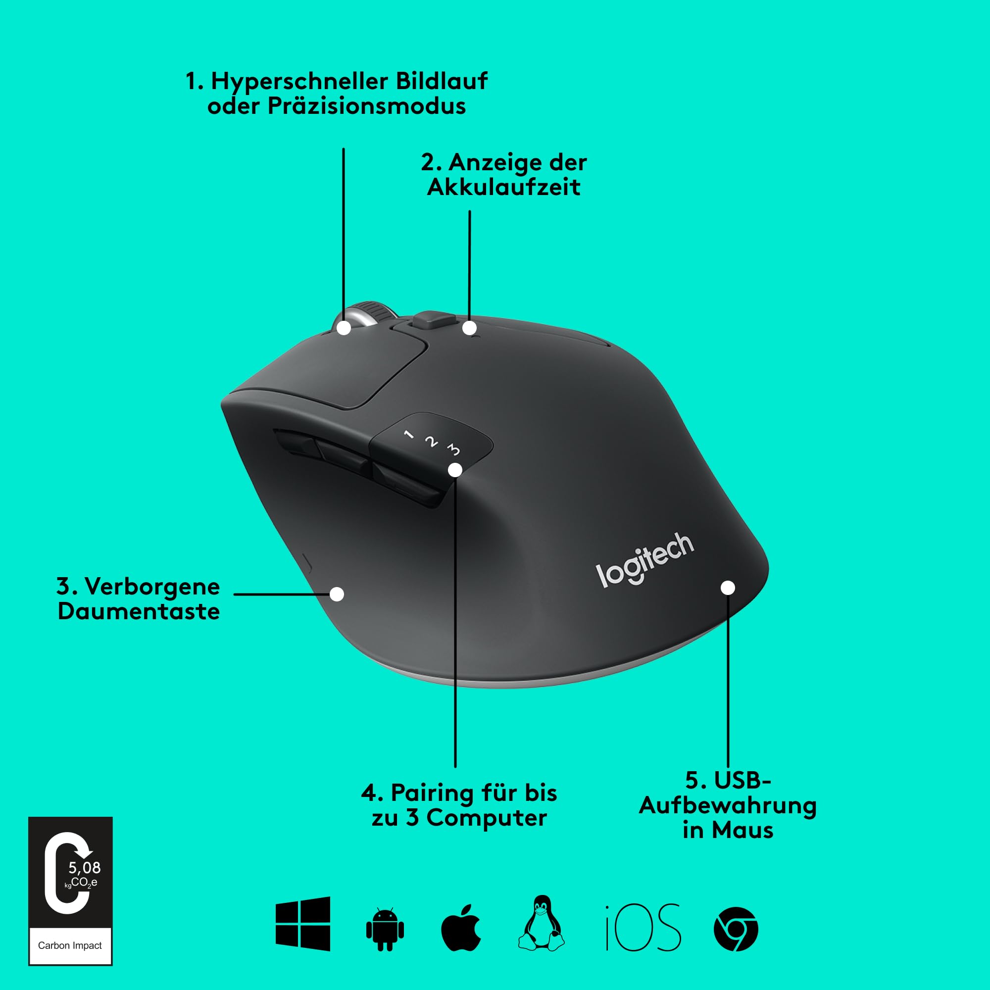logitech-m720-triathlon-kabellose-maus-grau-3-ger-te image 7