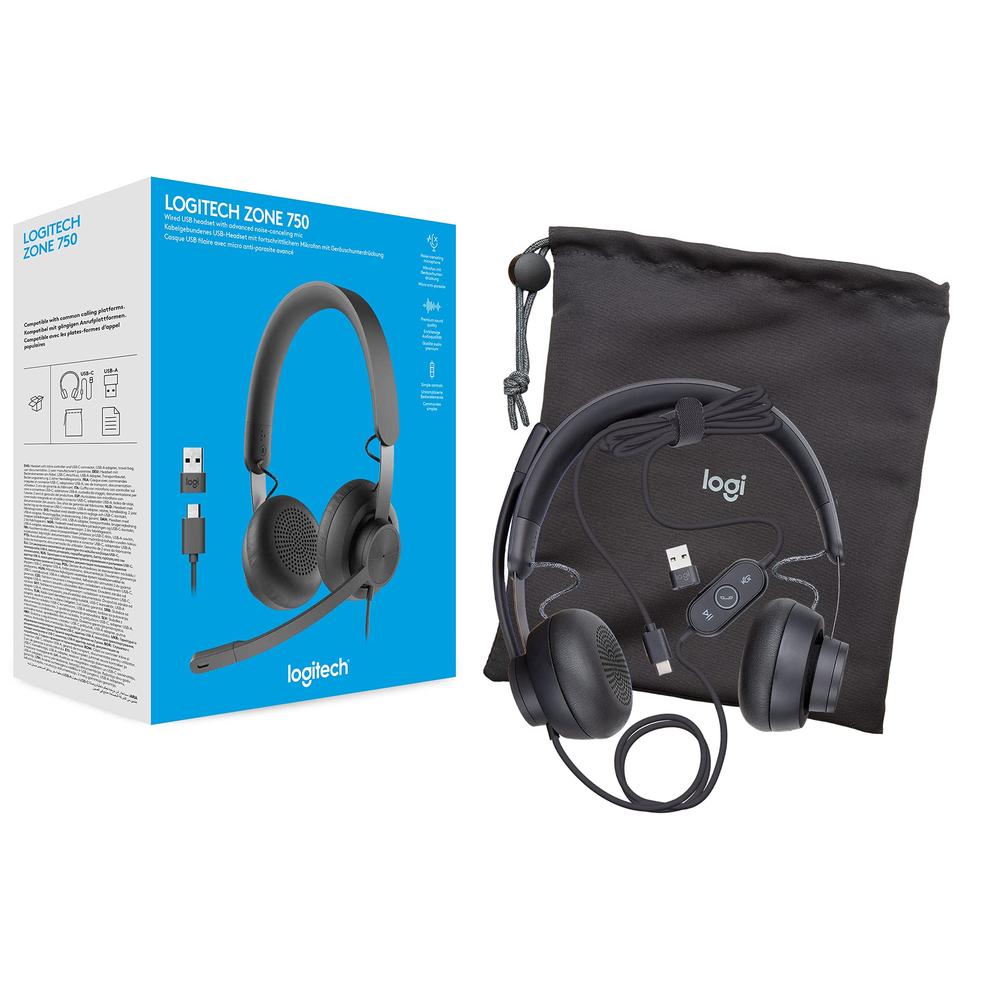 logitech-zone-750-kabelgebundenes-on-ear-headset-graphit image 8