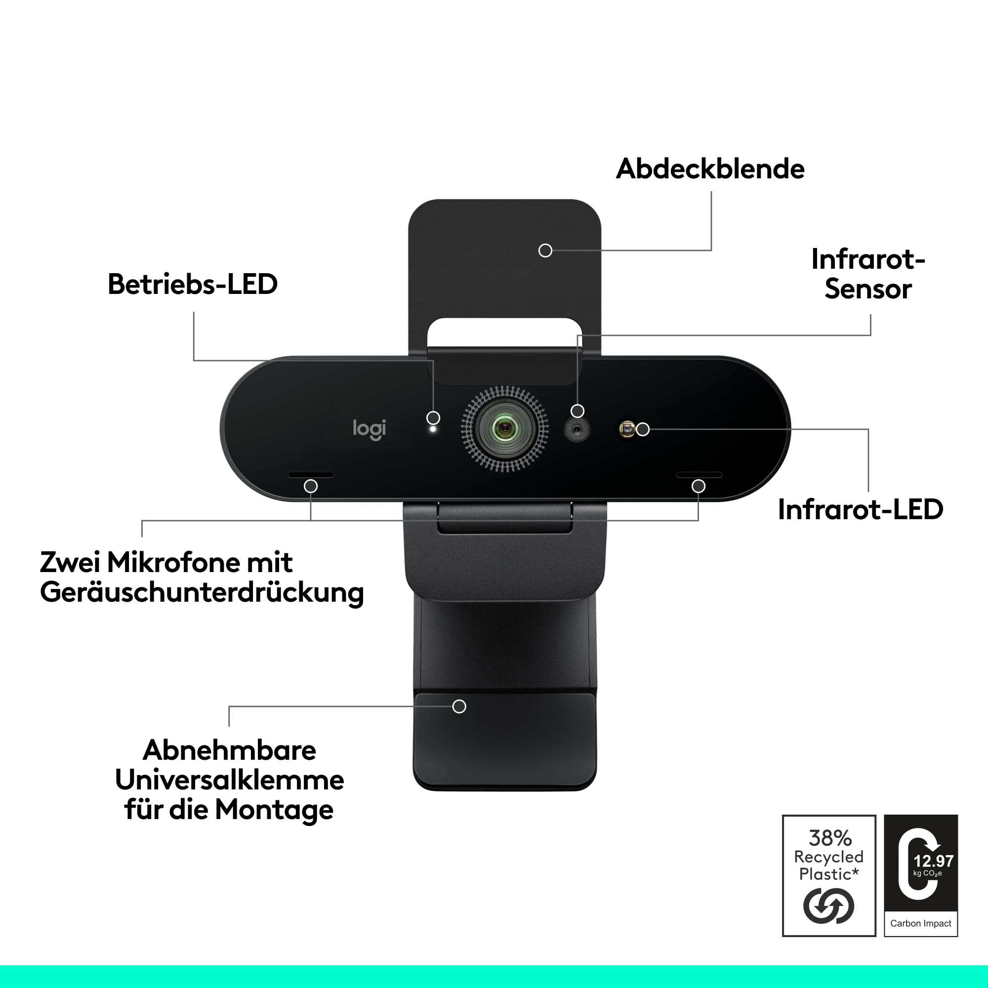 logitech-brio-4k-webcam-graphit-neue-version-autofokus image 6