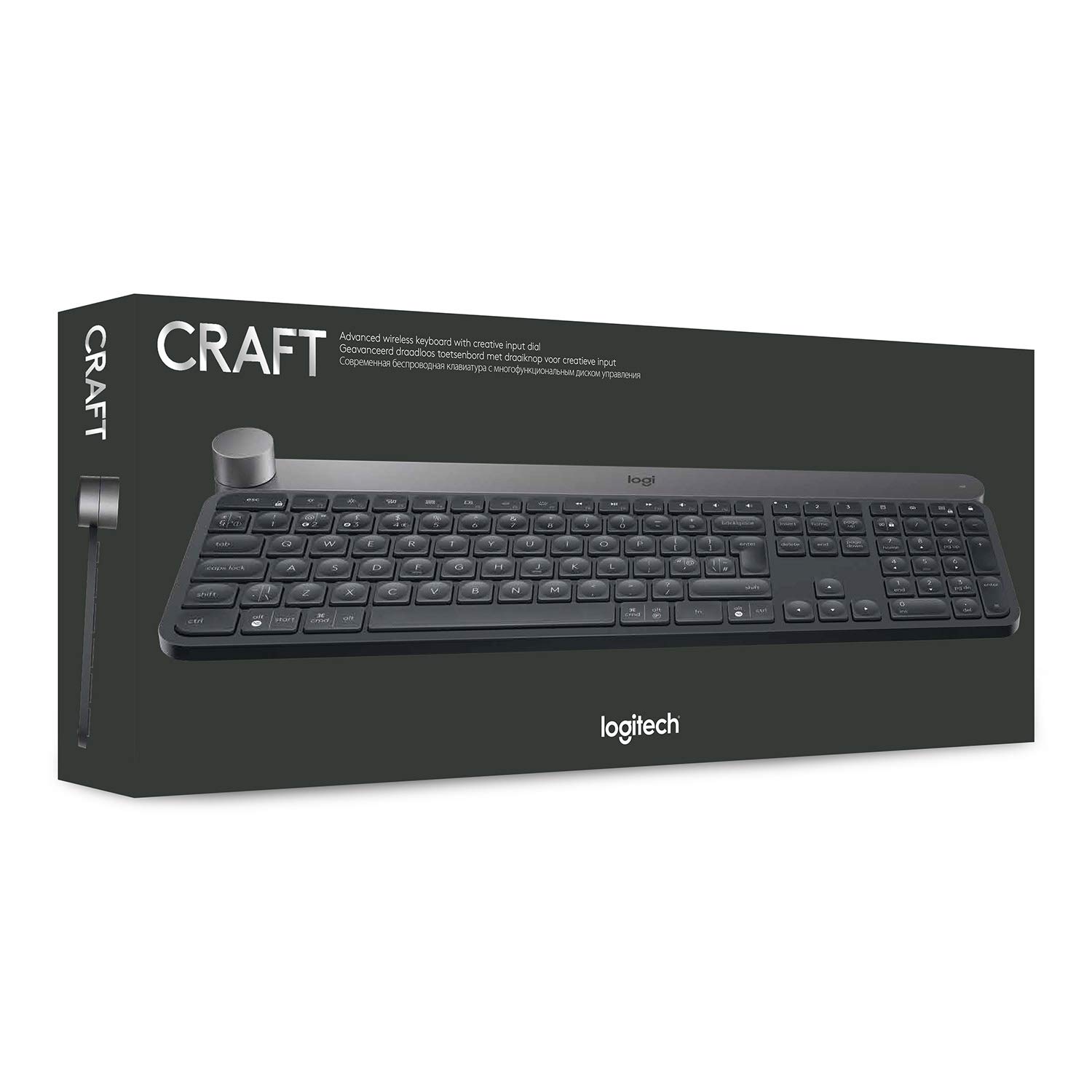 logitech-craft-kabellose-tastatur-qwertz-graphit-mit-drehregler image 8