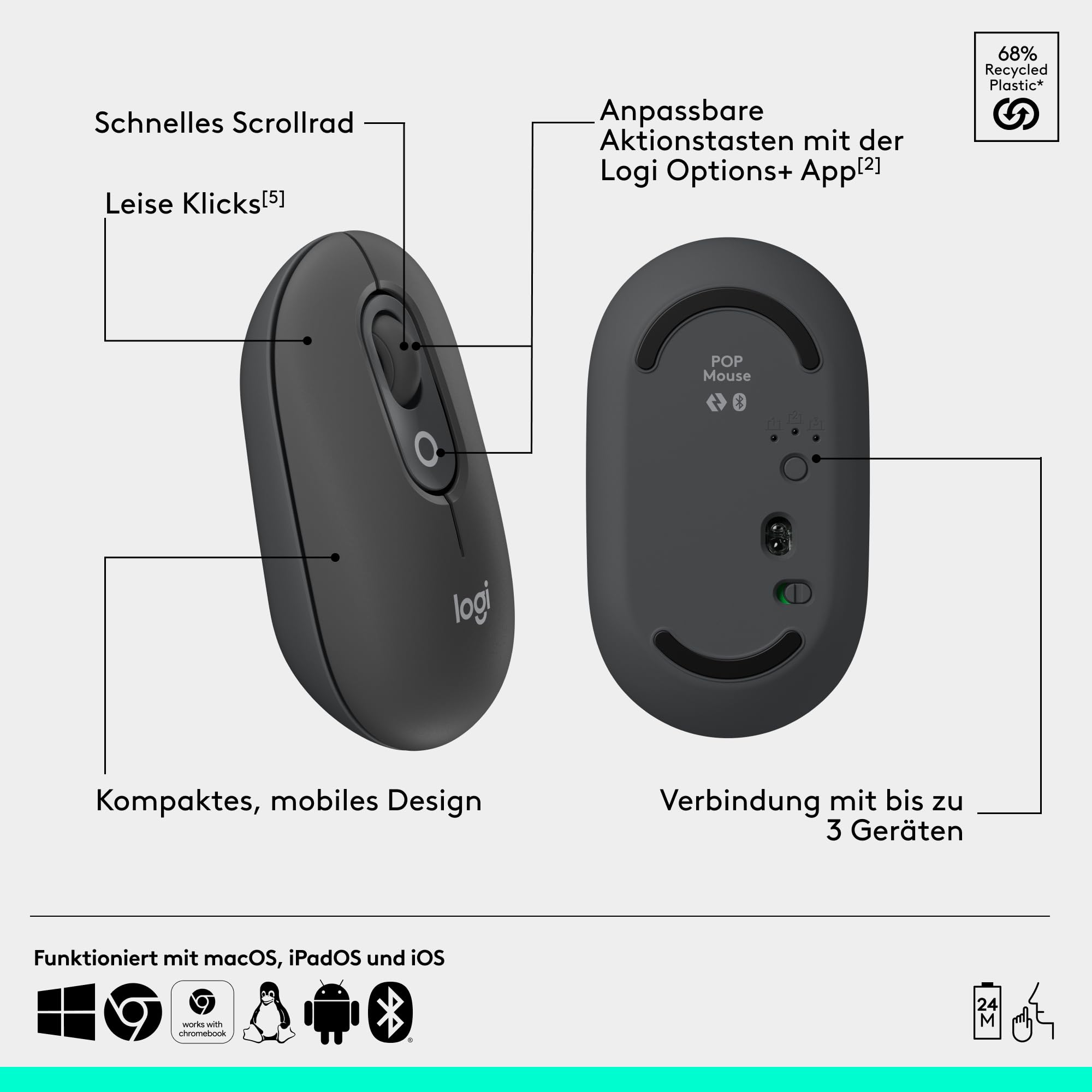 logitech-pop-icon-combo-tastatur-maus-grafit-qwertz image 7
