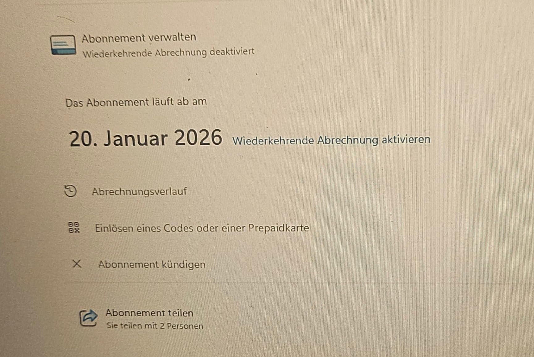 Speicher pro Person