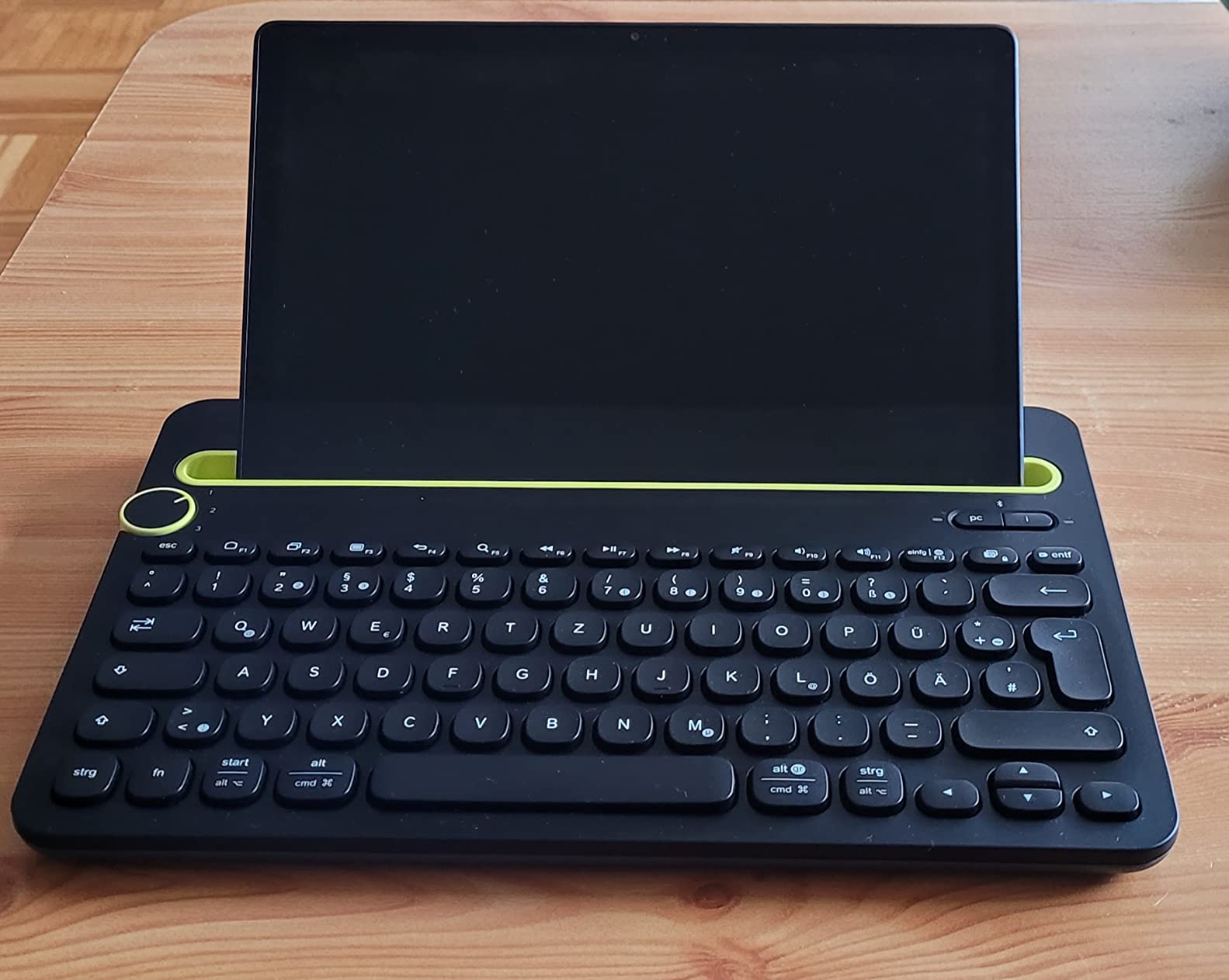Tippen am Tablet