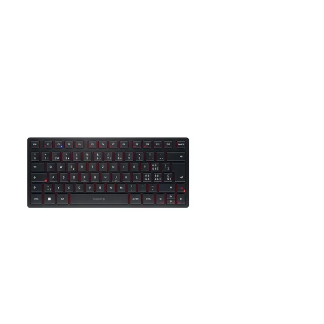 cherry-kw-9200-mini-tastatur-kabellos-qwertz-schwarz image 1