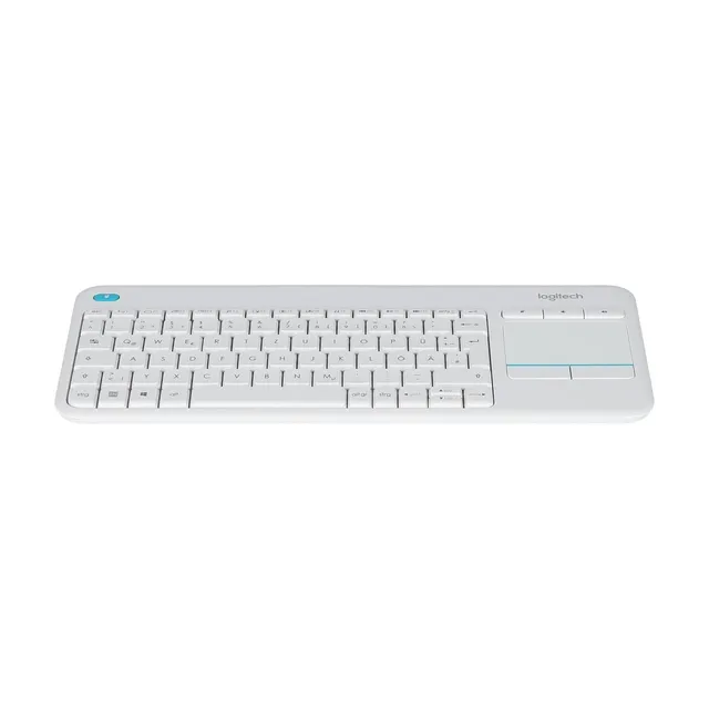 logitech-k400-plus-funk-tastatur-touchpad-wei-qwertz image 1