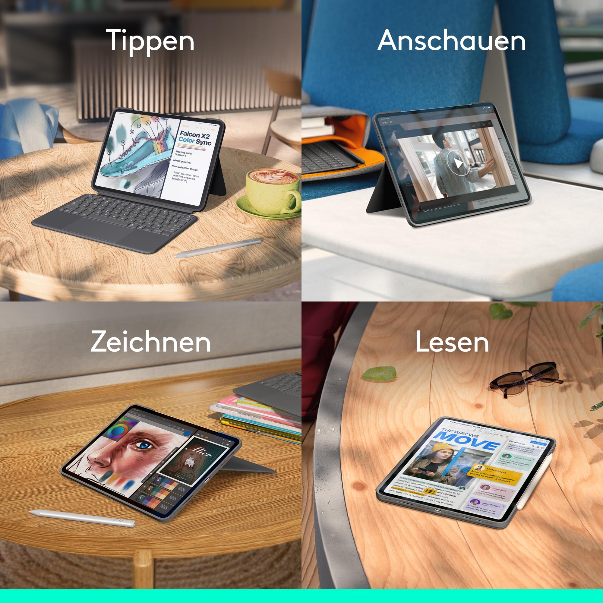 logitech-combo-touch-ipad-pro-11-tastatur-h-lle-graphit image 8