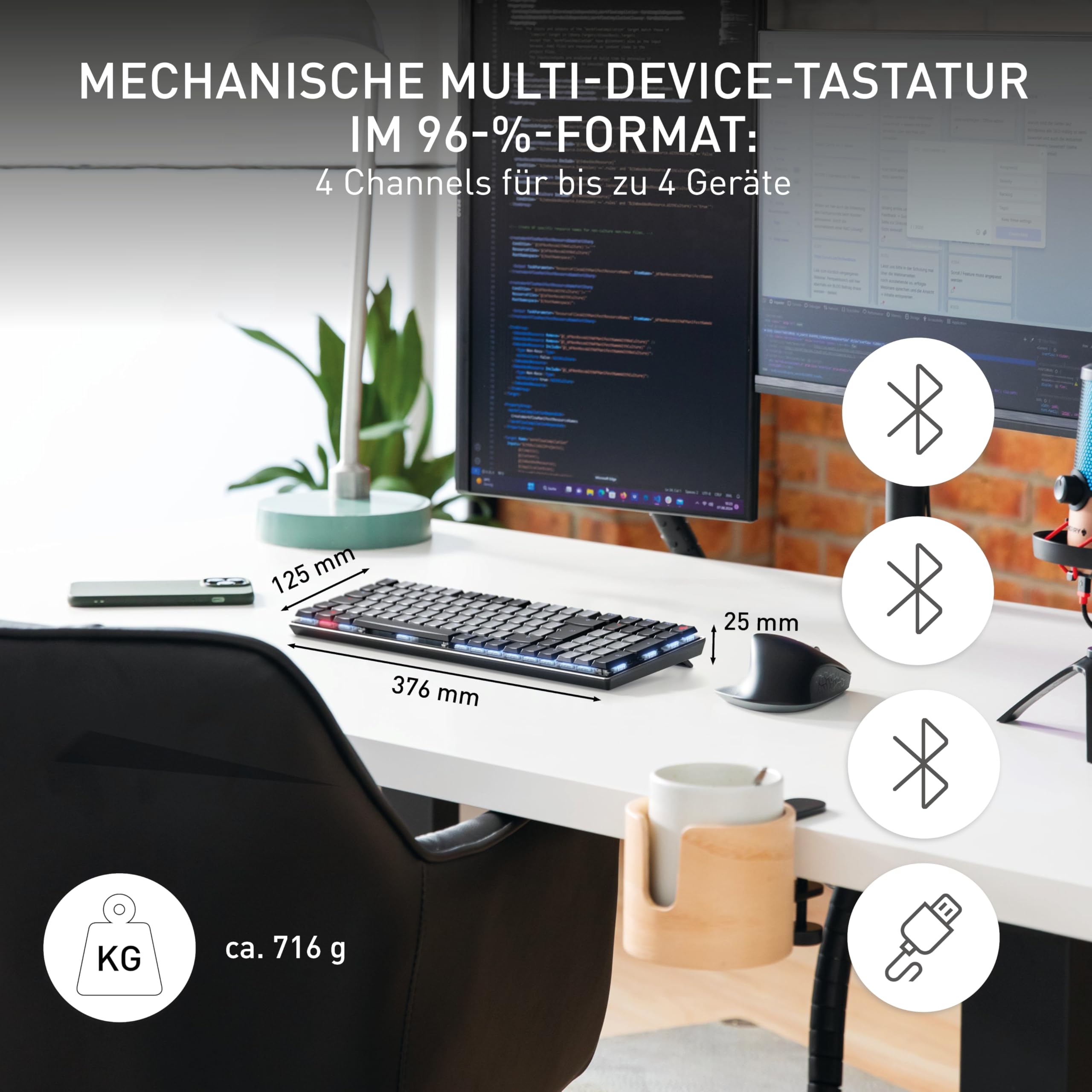 cherry-kw-550-mx-lp-tastatur-qwertz-schwarz-ivory-switch image 2