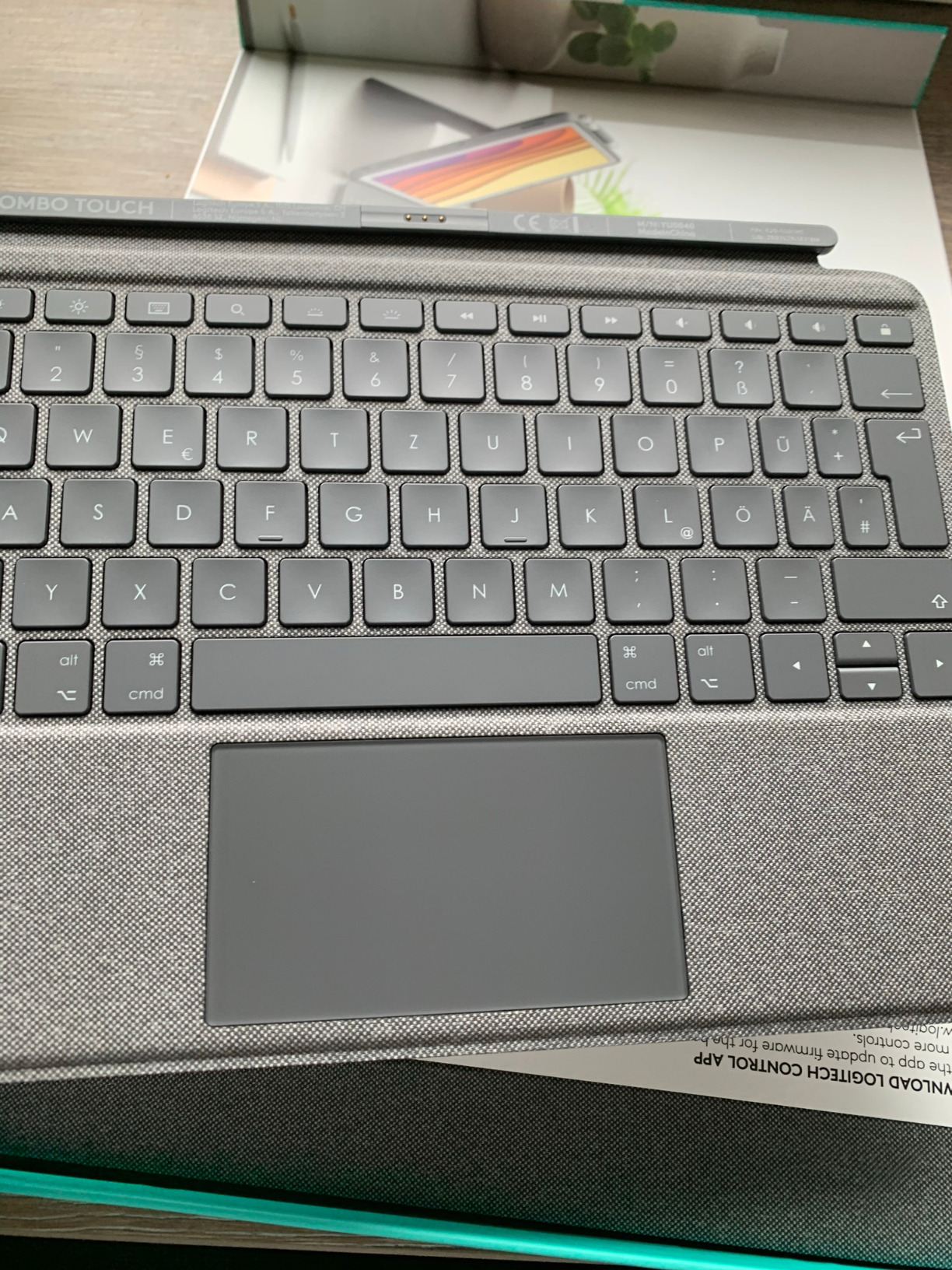 Trackpad klickt laut
