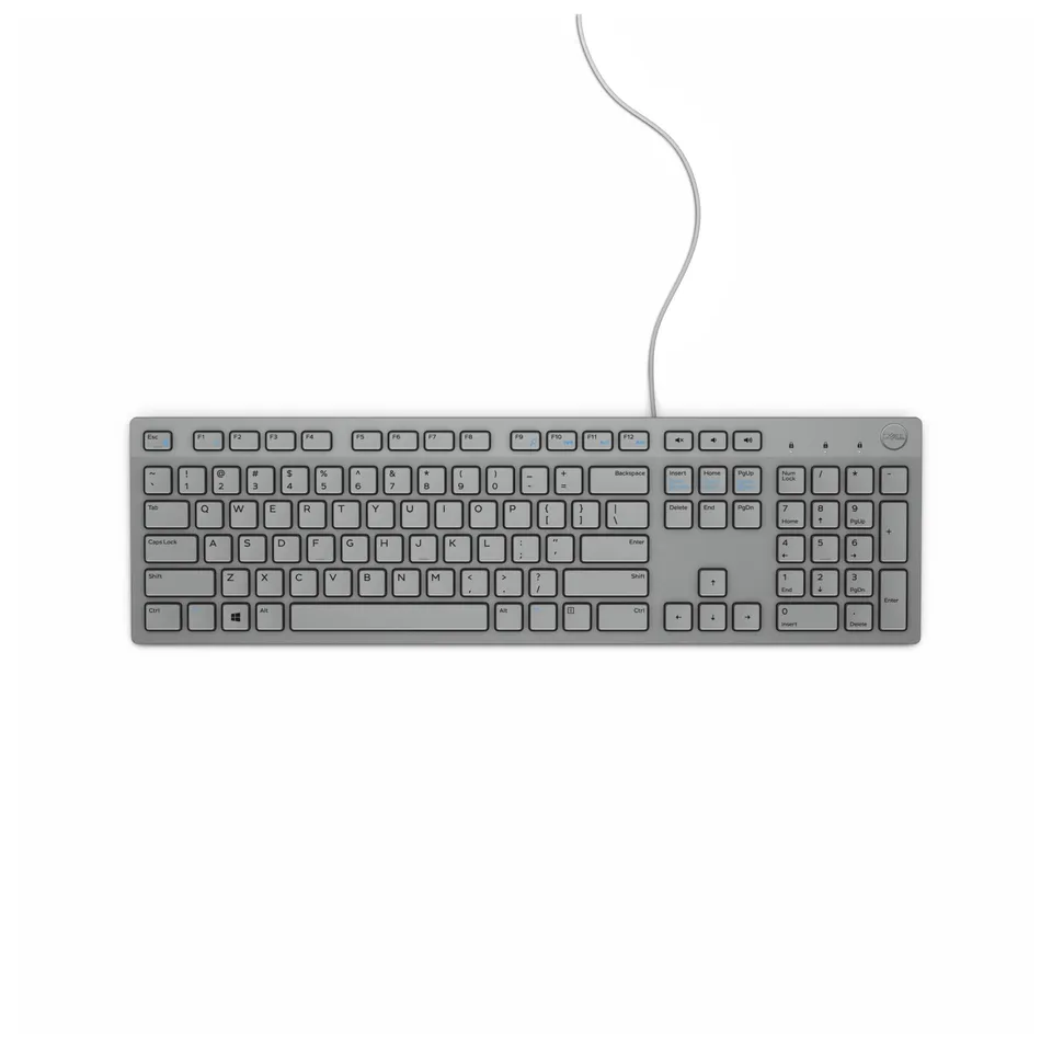 dell-kb216-tastatur-qwertz-grau-kabel-multimedia image 1