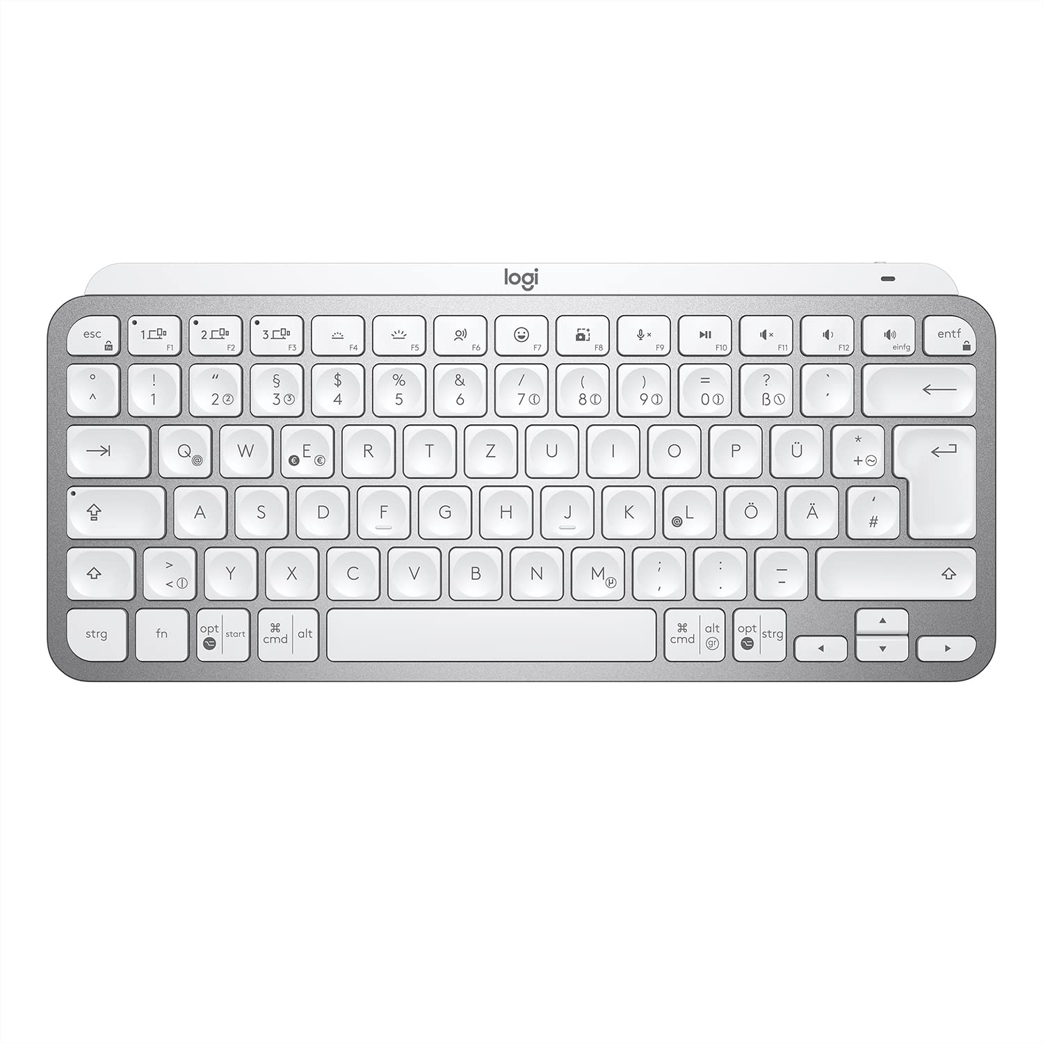 logitech-mx-keys-mini-tastatur-pale-grey-beleuchtet-kompakt image 4