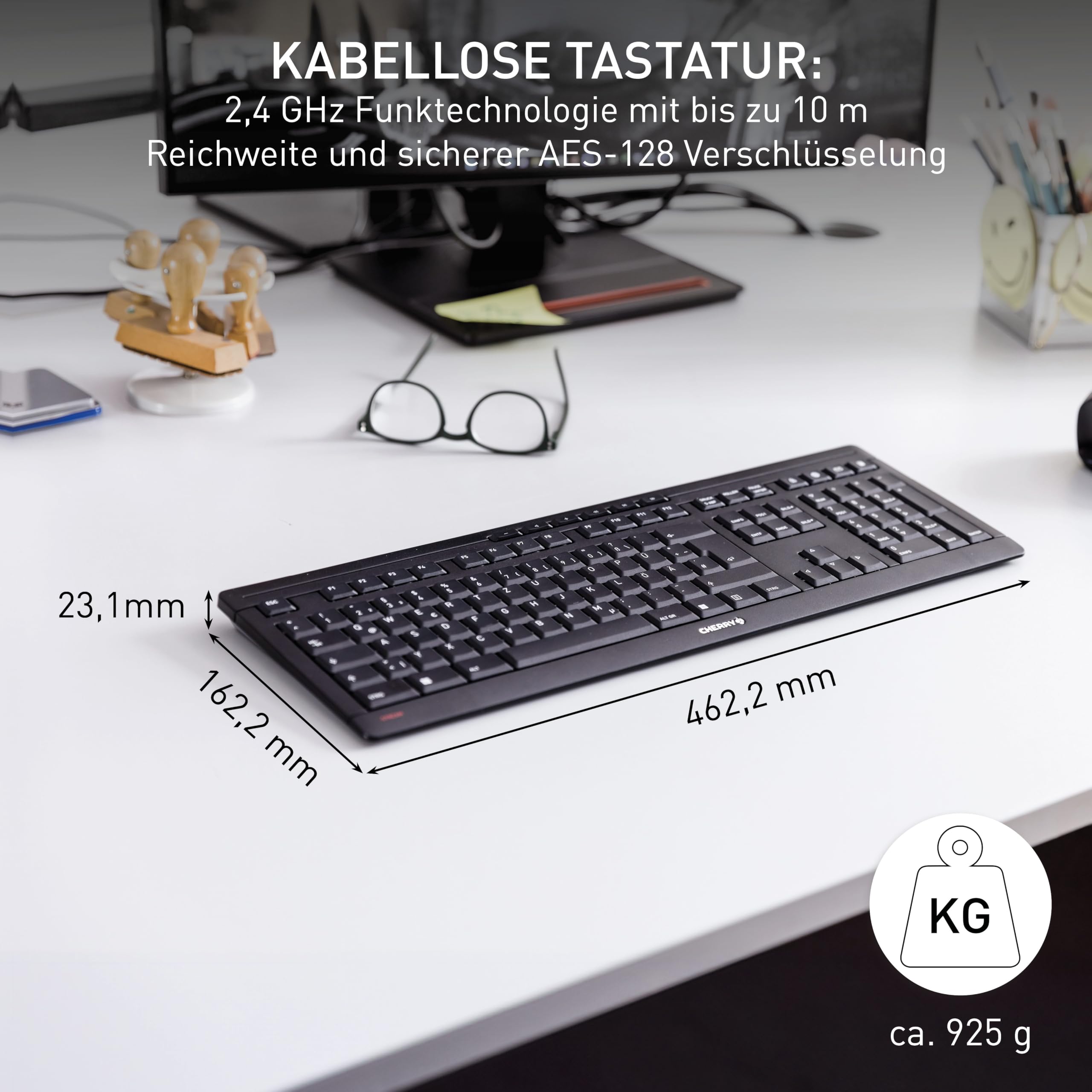 cherry-stream-wireless-tastatur-schwarz-mit-nummernblock image 3