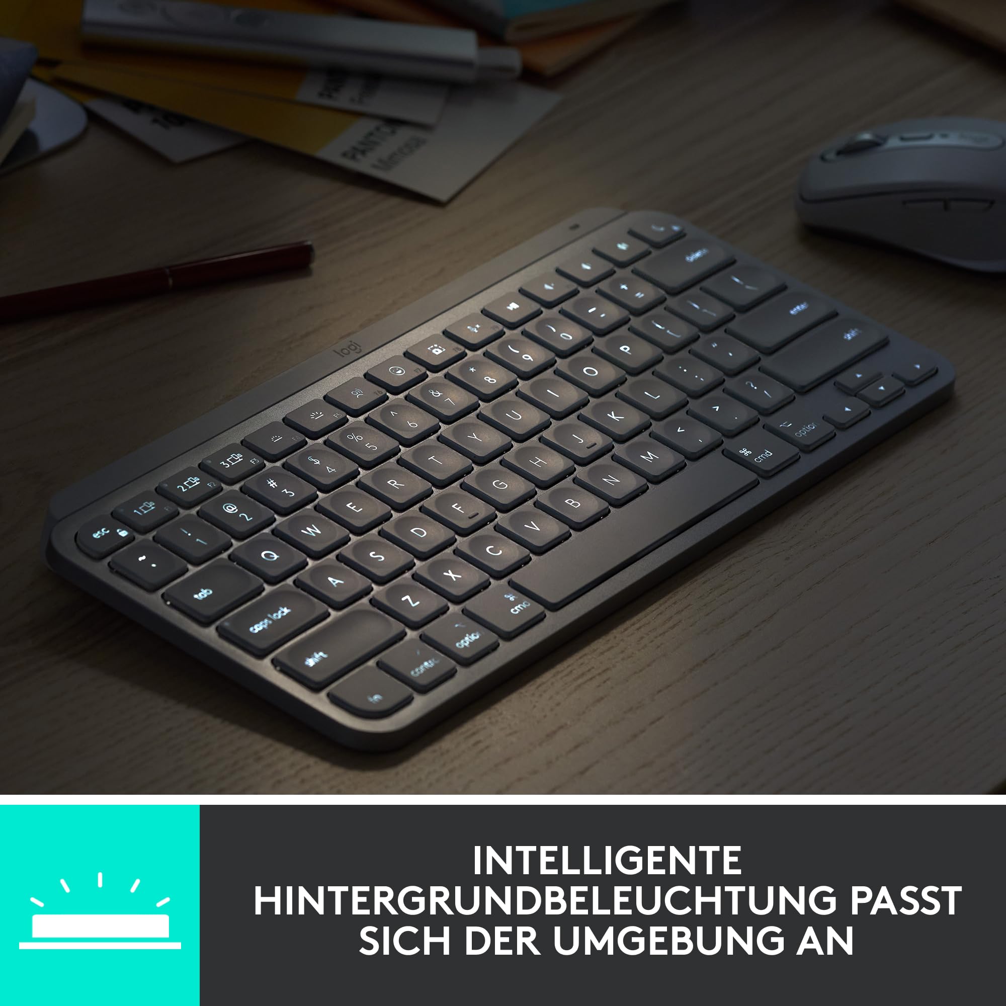 logitech-mx-keys-mini-kabellose-tastatur-rosa-qwertz-beleuchtet image 4