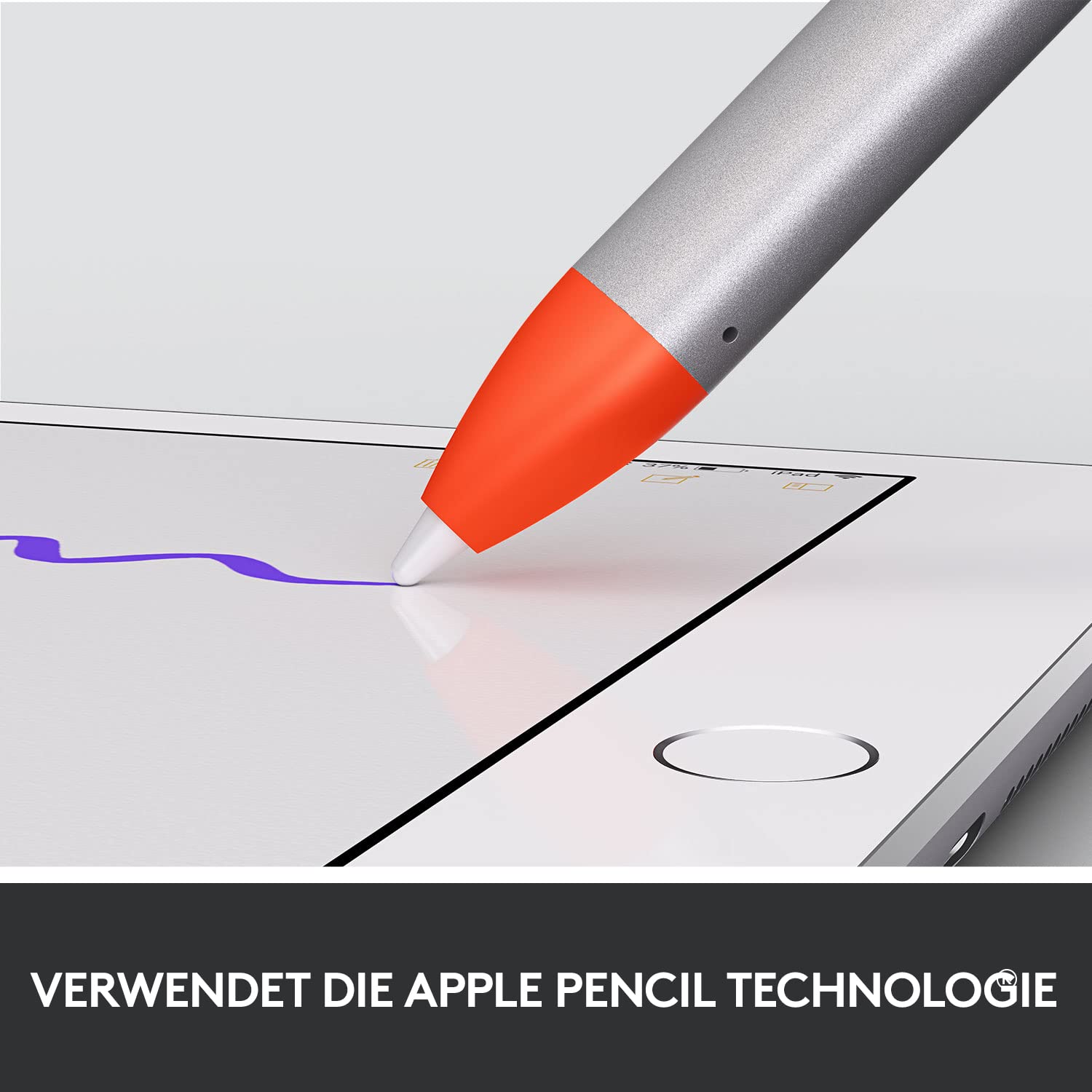 logitech-crayon-zeichenstift-silber-orange-f-r-ipad-smart-tip image 3