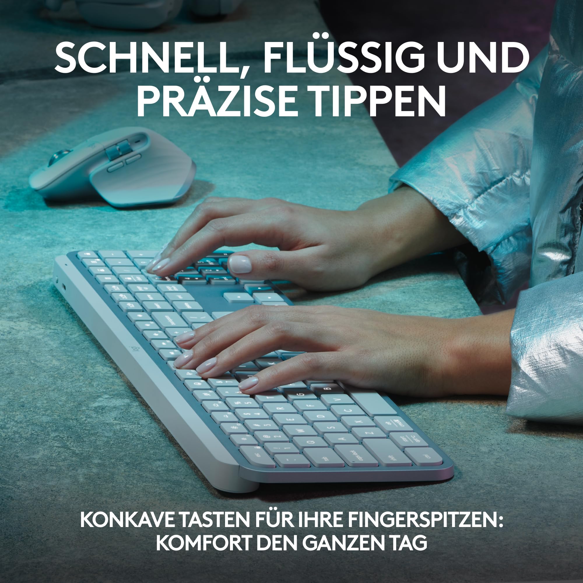 logitech-mx-keys-s-tastatur-hellgrau-qwertz-beleuchtet image 2