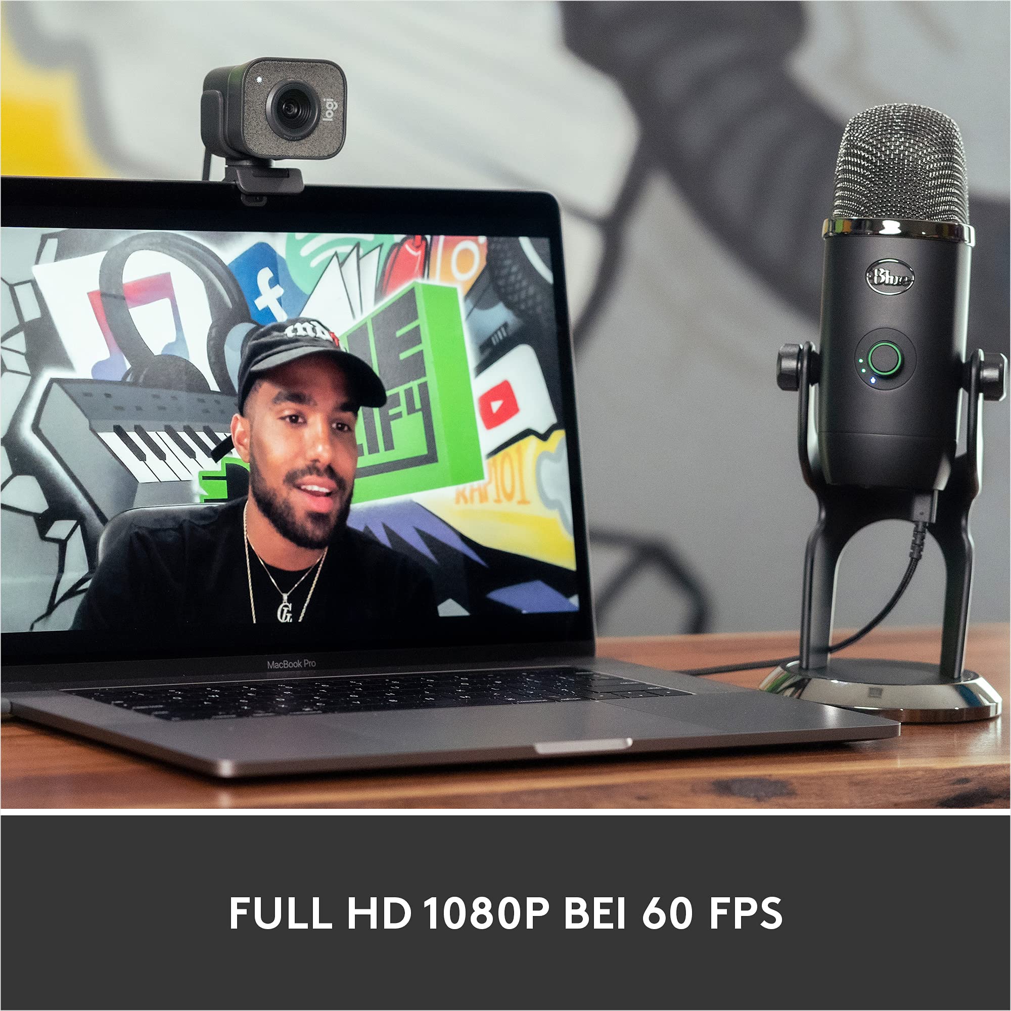 logitech-streamcam-webcam-full-hd-1080p-schwarz-60-fps image 2