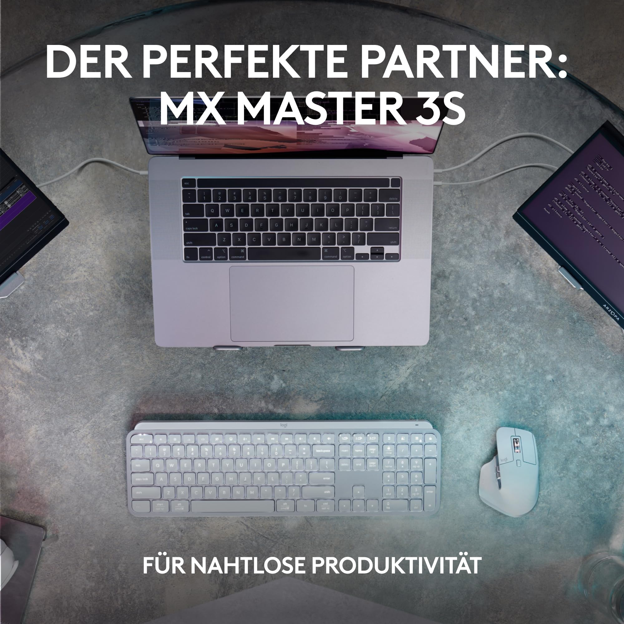 logitech-mx-keys-s-tastatur-hellgrau-qwertz-beleuchtet image 8