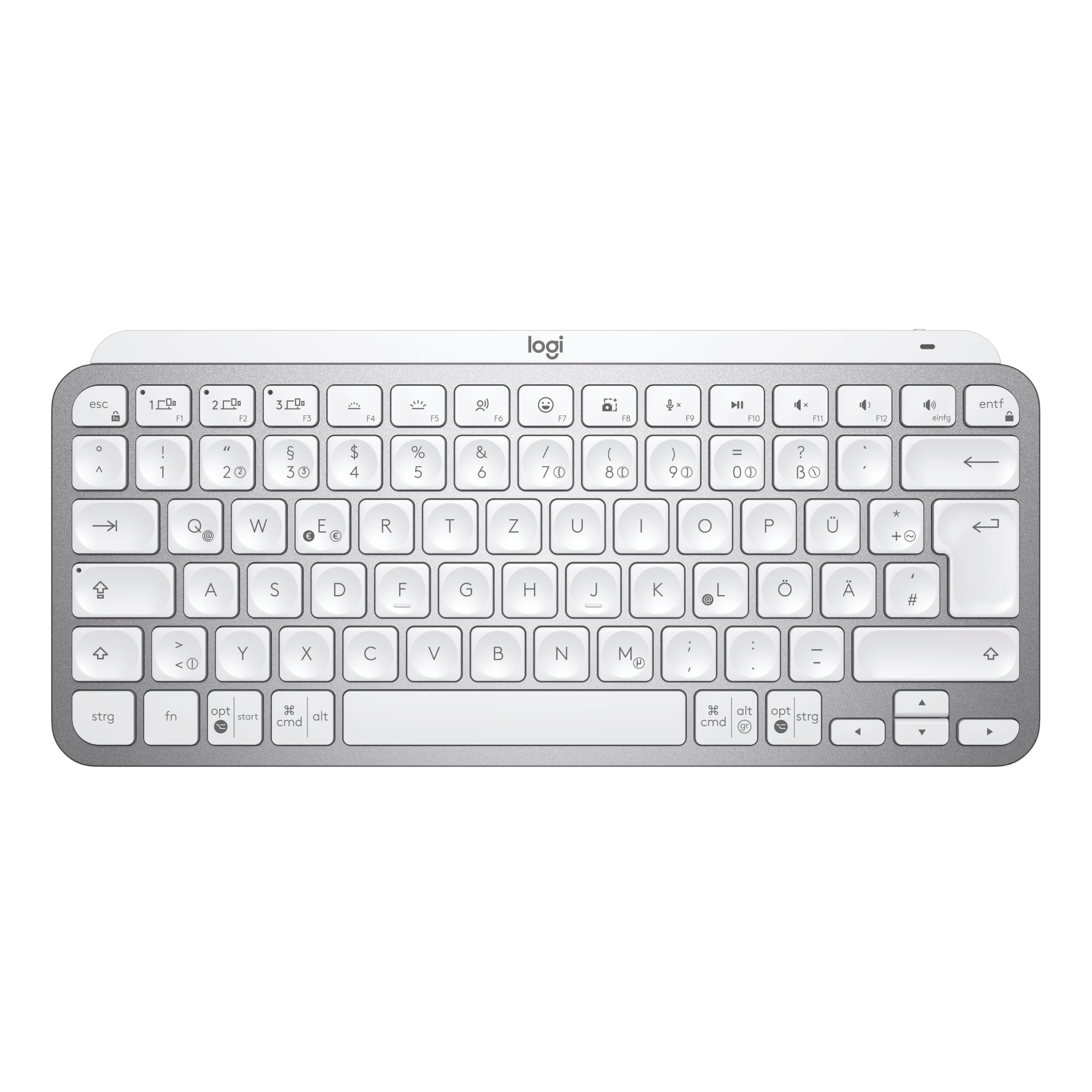 logitech-mx-keys-mini-tastatur-pale-grey-beleuchtet-kompakt image 1