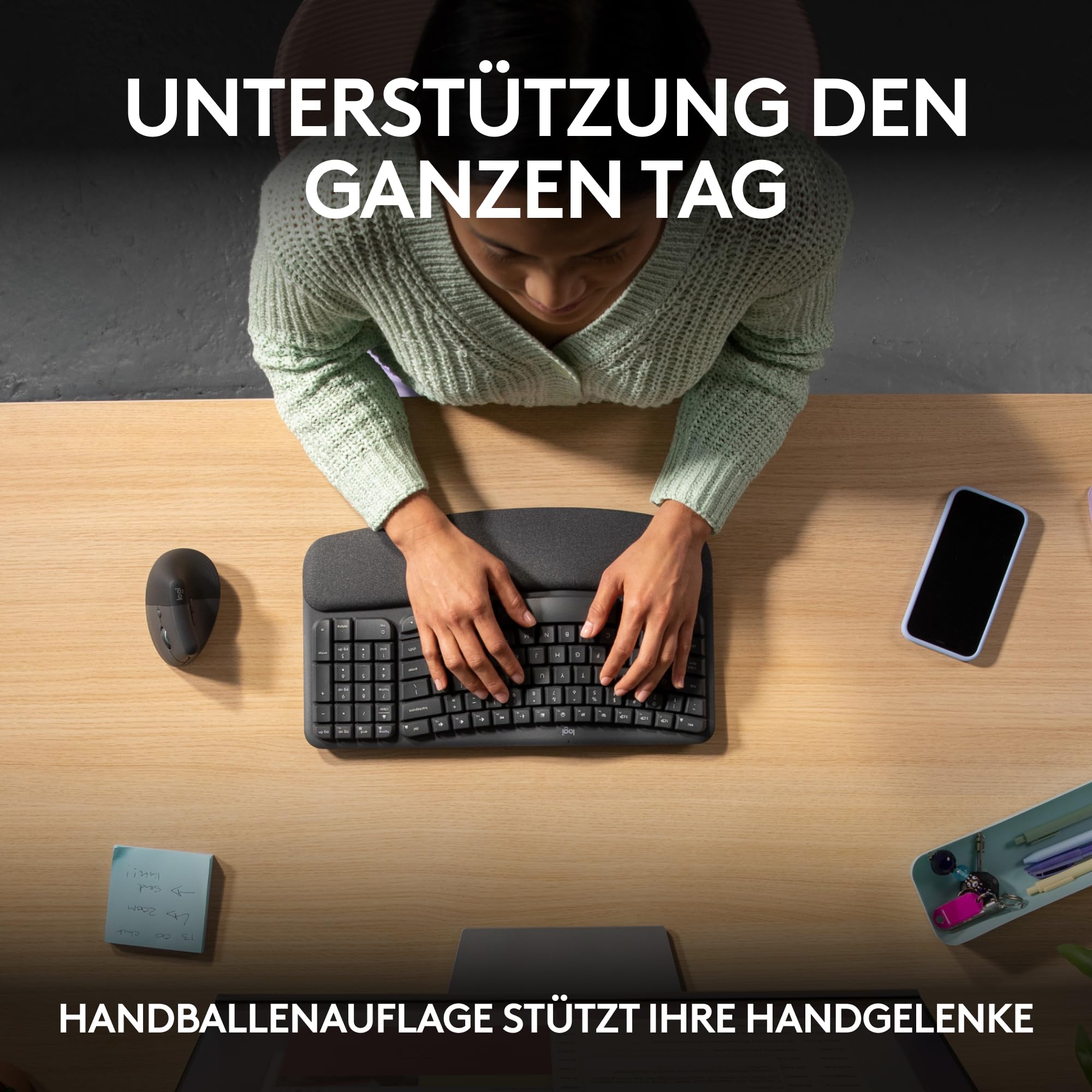 logitech-wave-keys-ergonomische-tastatur-graphit-qwertz image 4