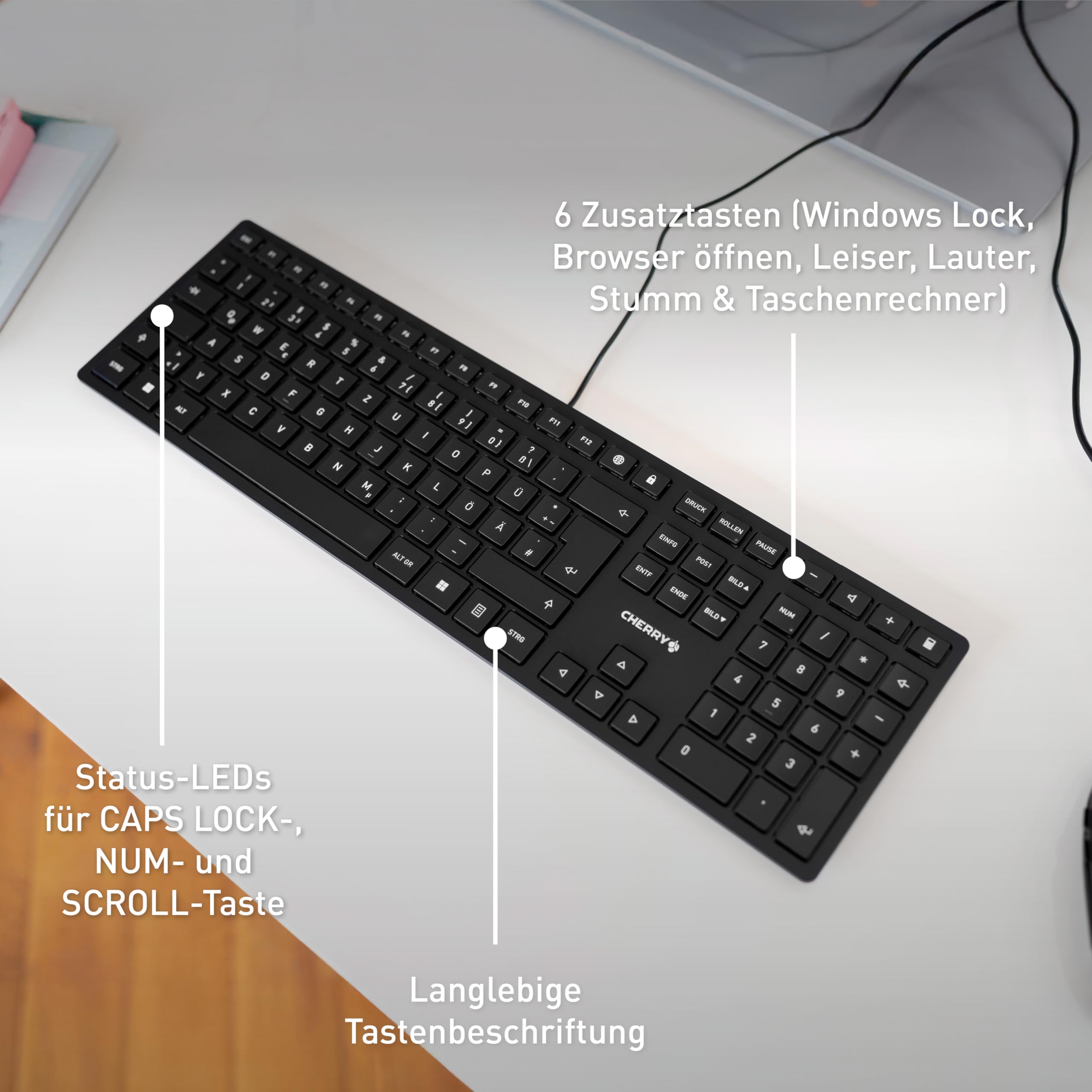 cherry-kc-6000-slim-tastatur-usb-qwertz-schwarz-kabel image 6