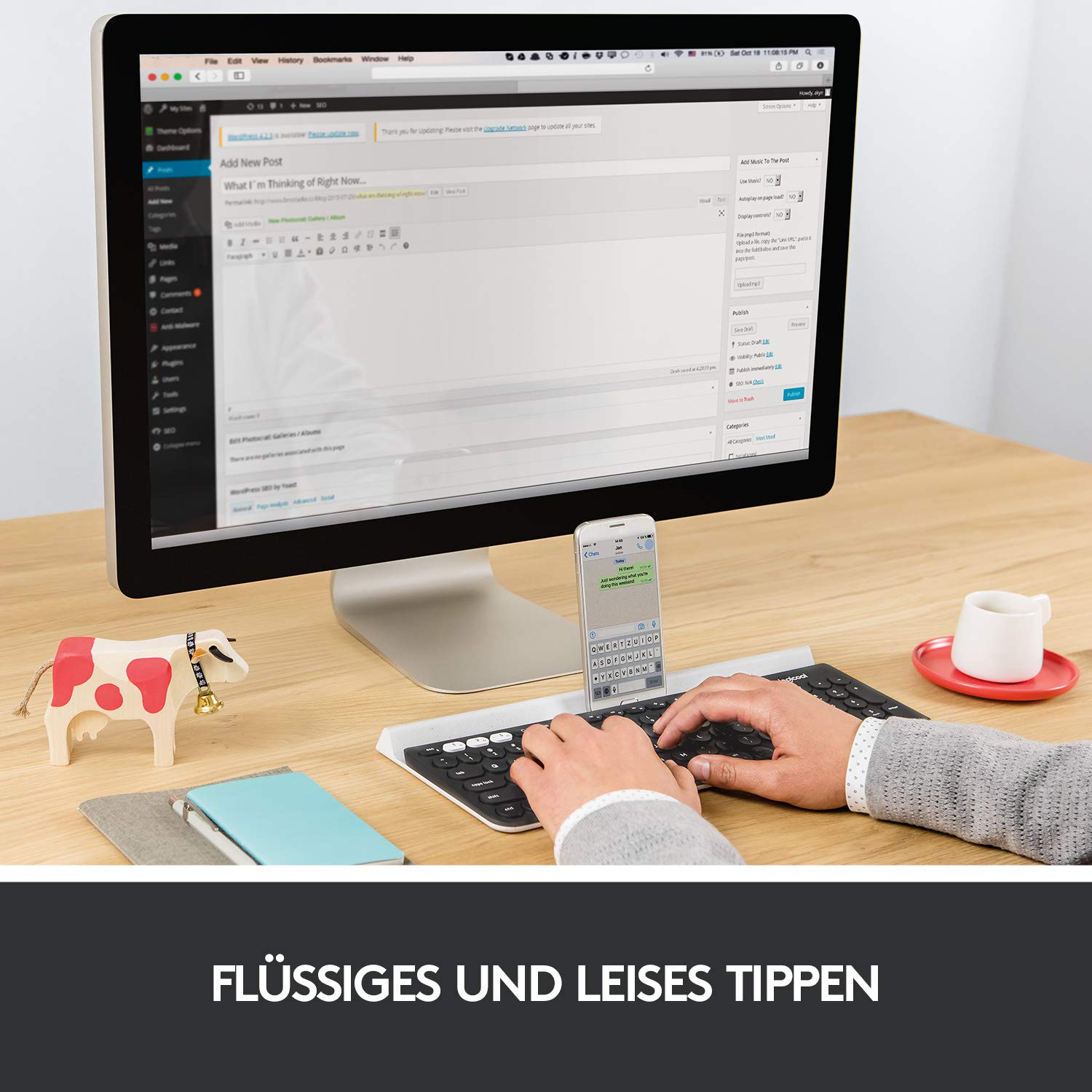 logitech-k800-kabellose-tastatur-qwertz-beleuchtet-schwarz image 6