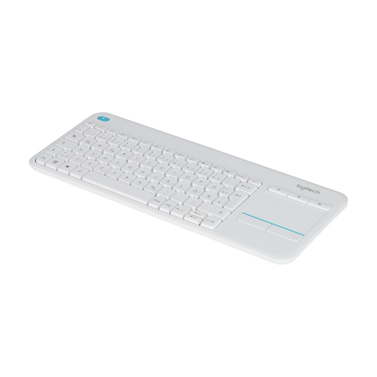 logitech-k400-plus-funk-tastatur-touchpad-wei-qwertz image 2