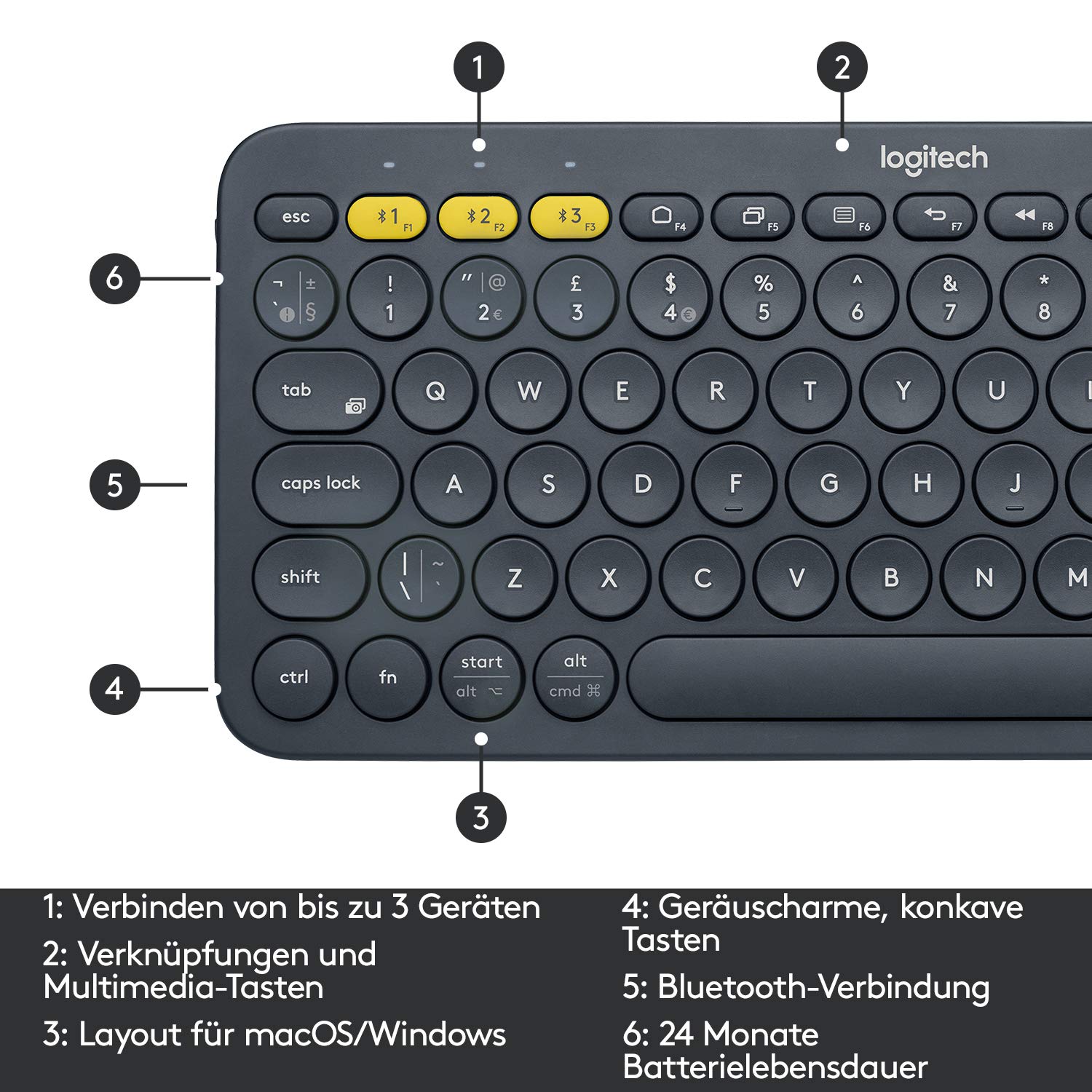 logitech-k380-bluetooth-tastatur-grafit-qwertz image 7