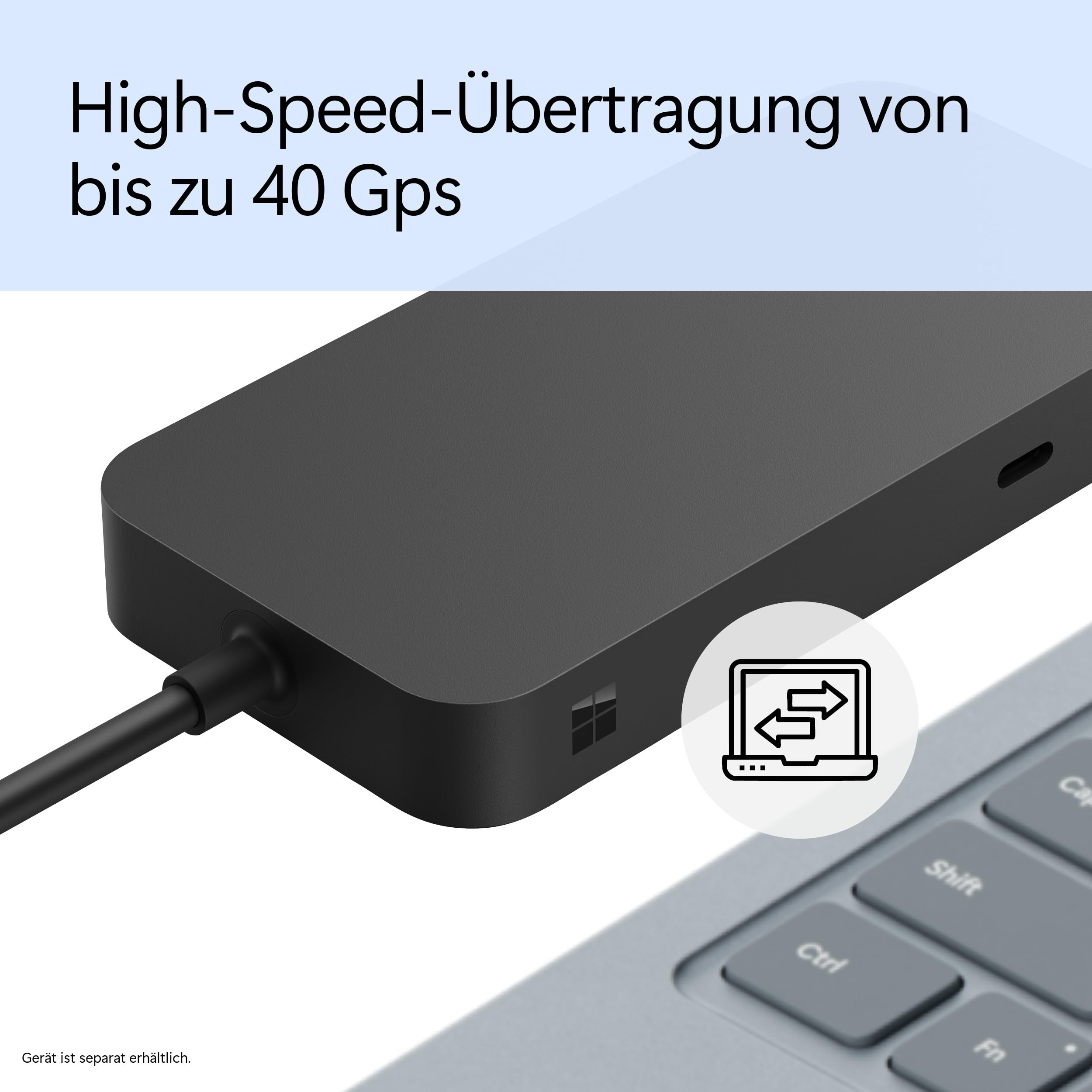 microsoft-surface-usb4-dock-dockingstation-65w-dual-4k image 5