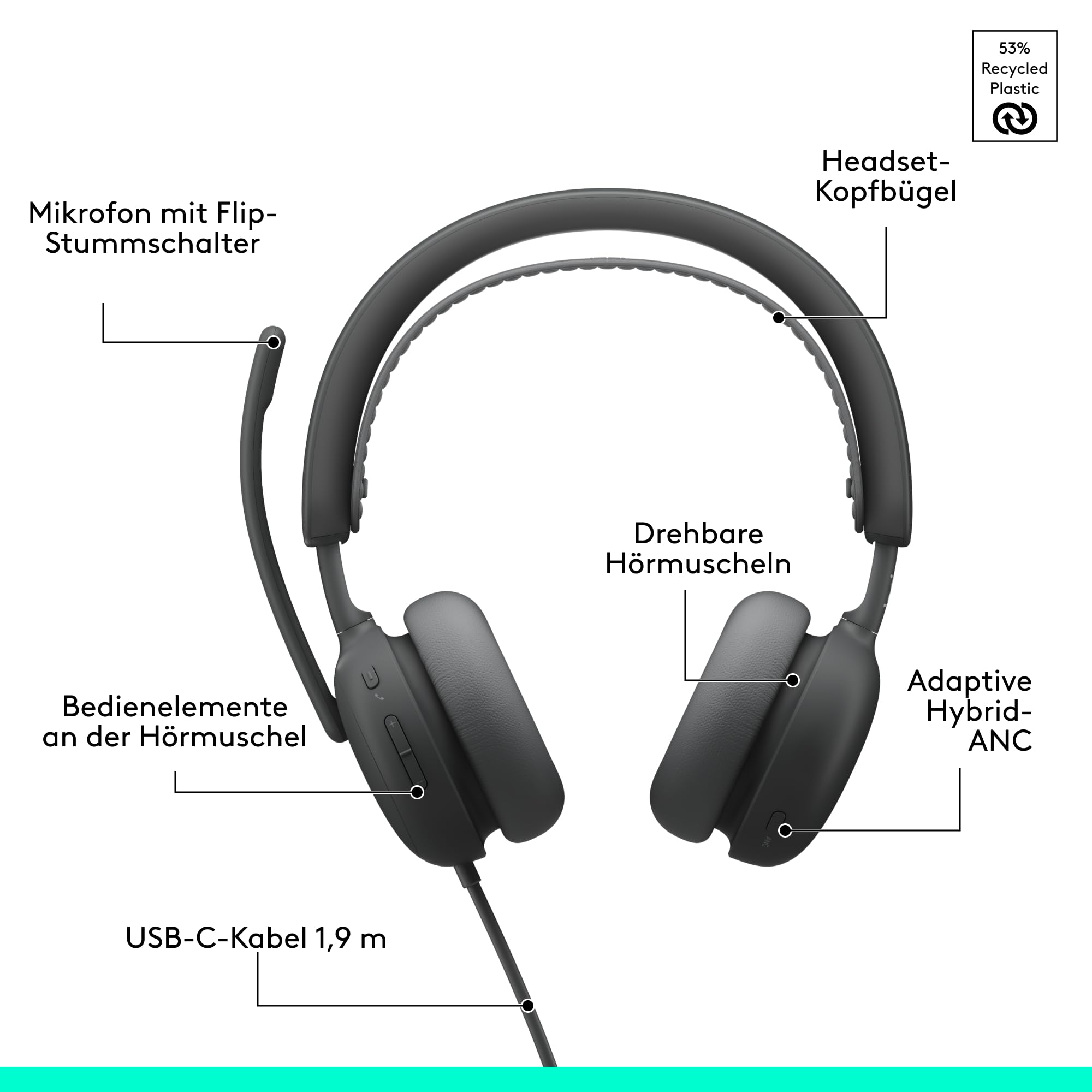 logitech-zone-wired-2-headset-uc-graphit-mit-anc image 6