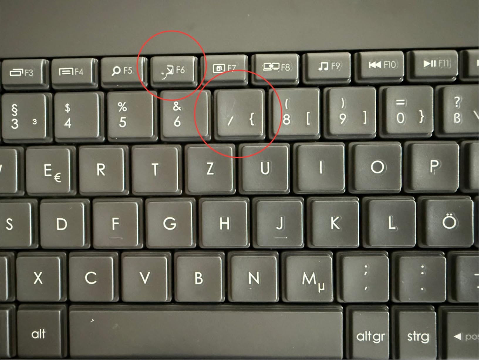 Touchpad passt