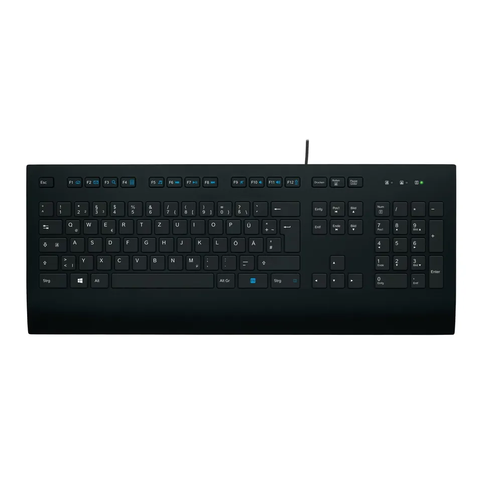 logitech-k280e-pro-kabelgebundene-tastatur-qwertz-schwarz-b-ro image 1