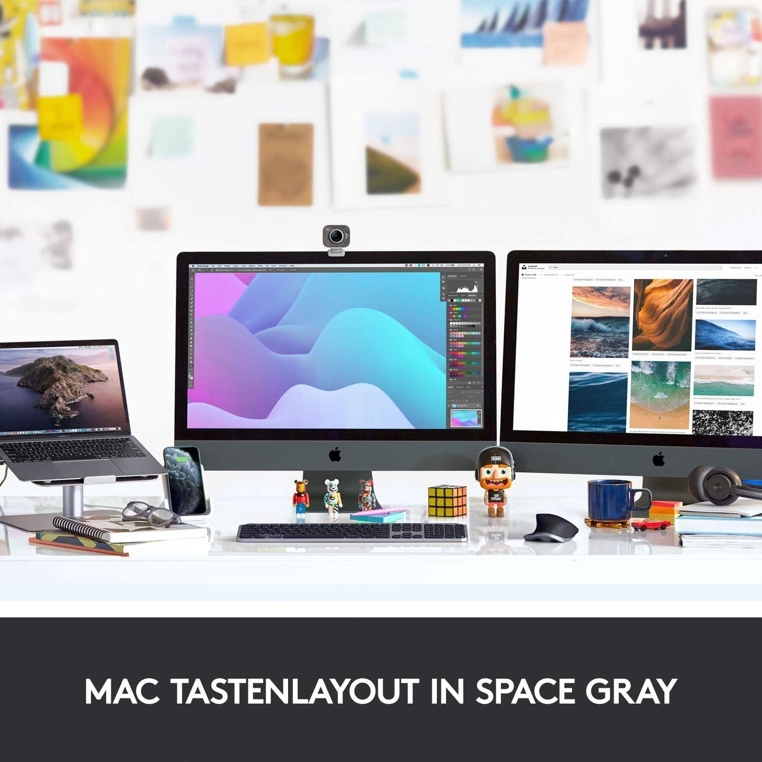 logitech-mx-keys-tastatur-mac-grau-beleuchtet-usb-c image 2