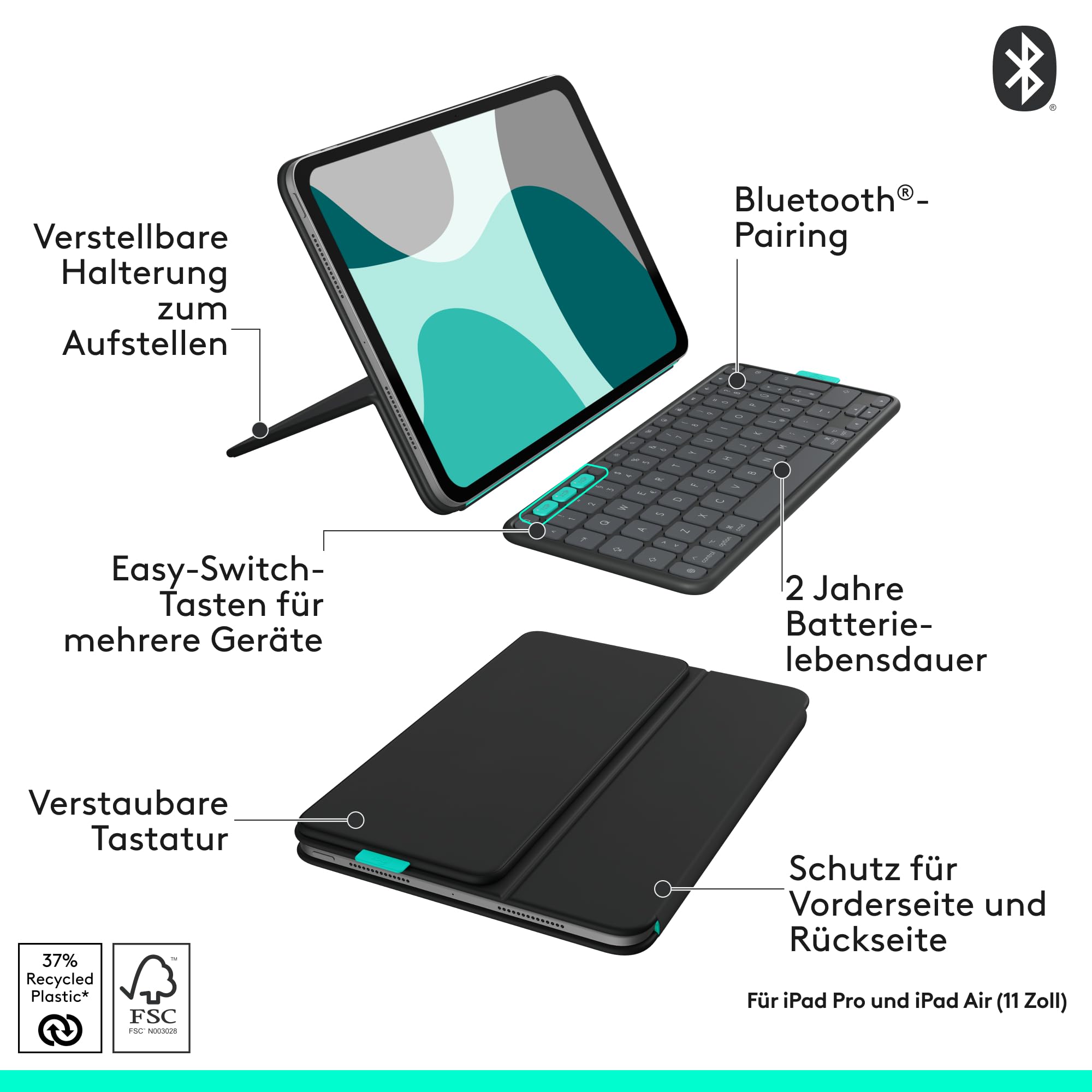 logitech-flip-folio-tastatur-case-ipad-pro-11-grafit-qwertz image 7