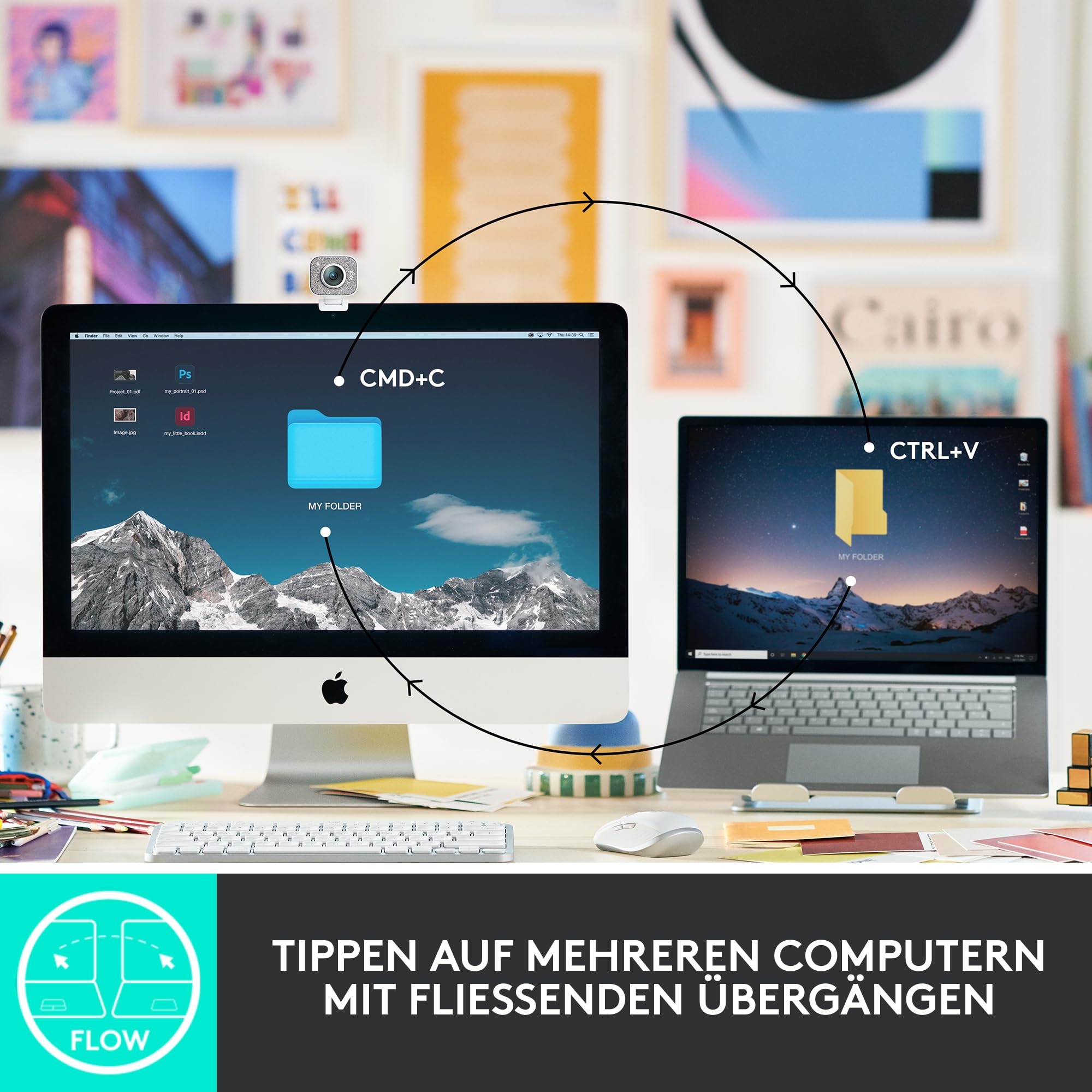 logitech-mx-keys-mini-kabellose-tastatur-rosa-qwertz-beleuchtet image 7