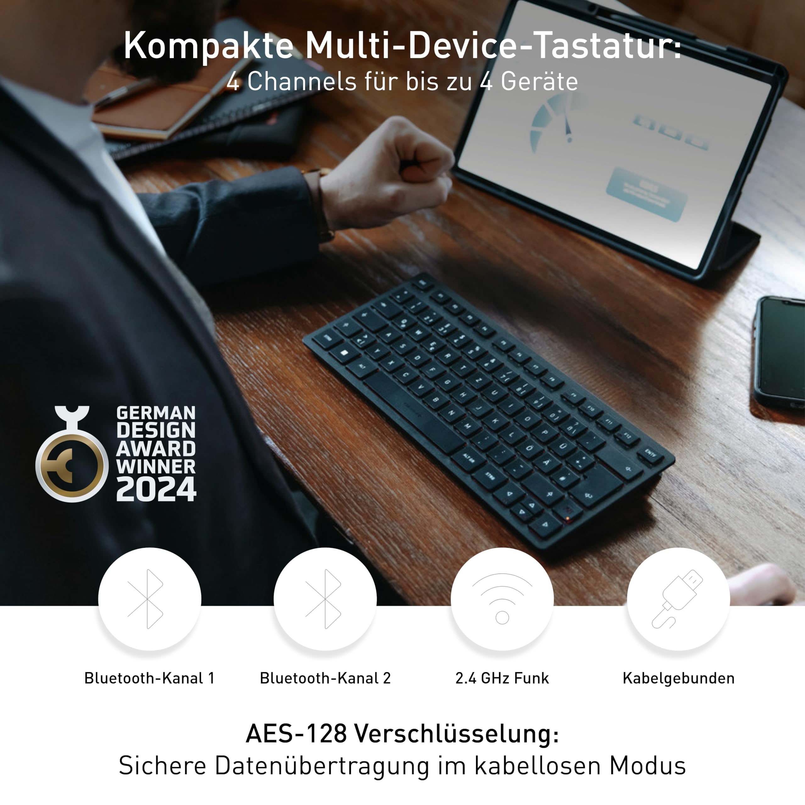cherry-kw-9200-mini-tastatur-qwerty-schwarz-bluetooth image 2