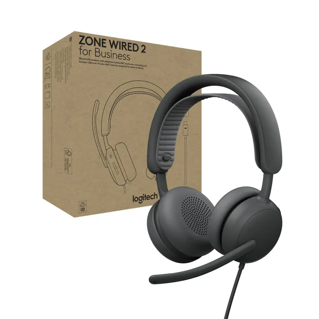 logitech-zone-wired-2-headset-uc-graphit-mit-anc image 1