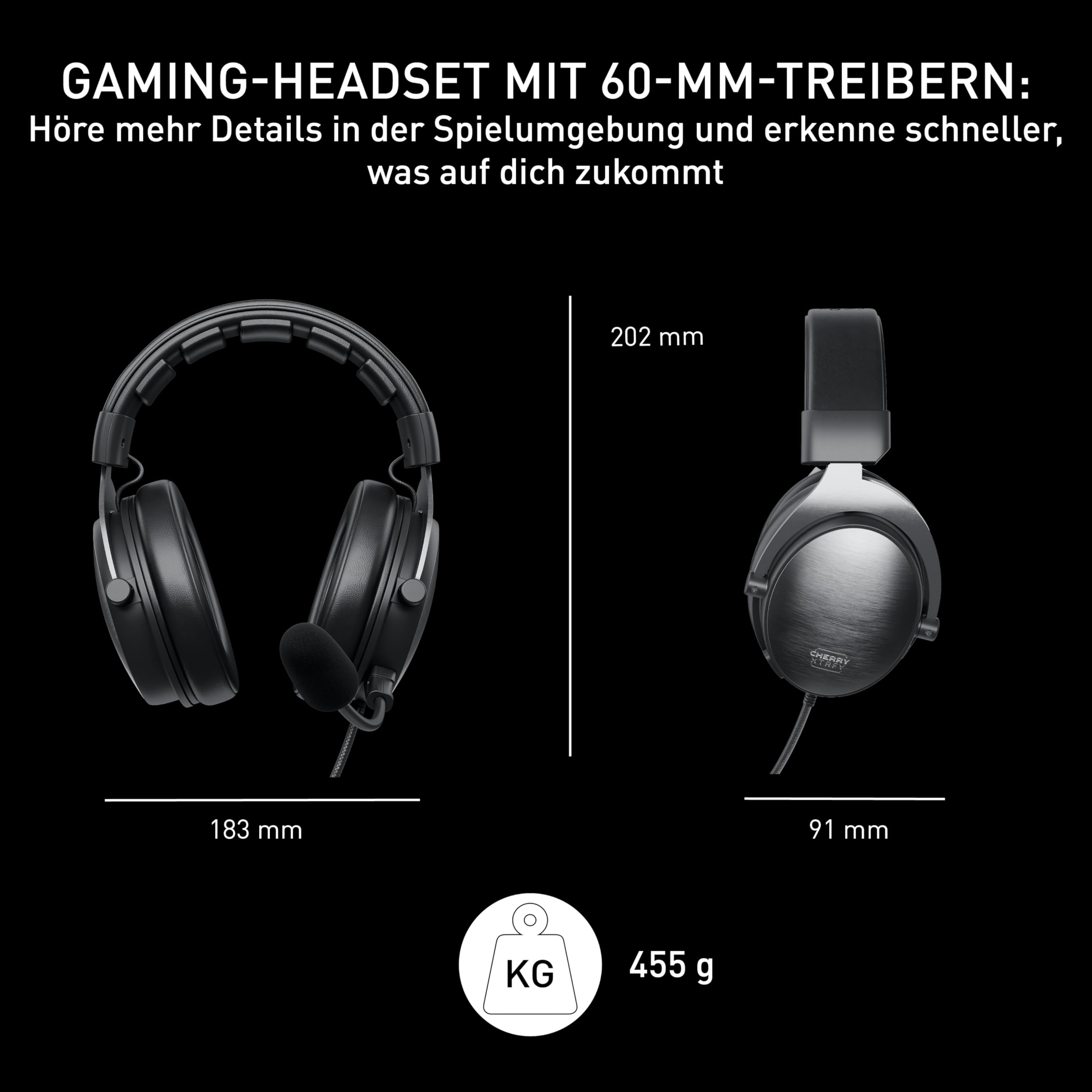 cherry-xtrfy-h1-gaming-headset-esports-60mm-schwarz image 2