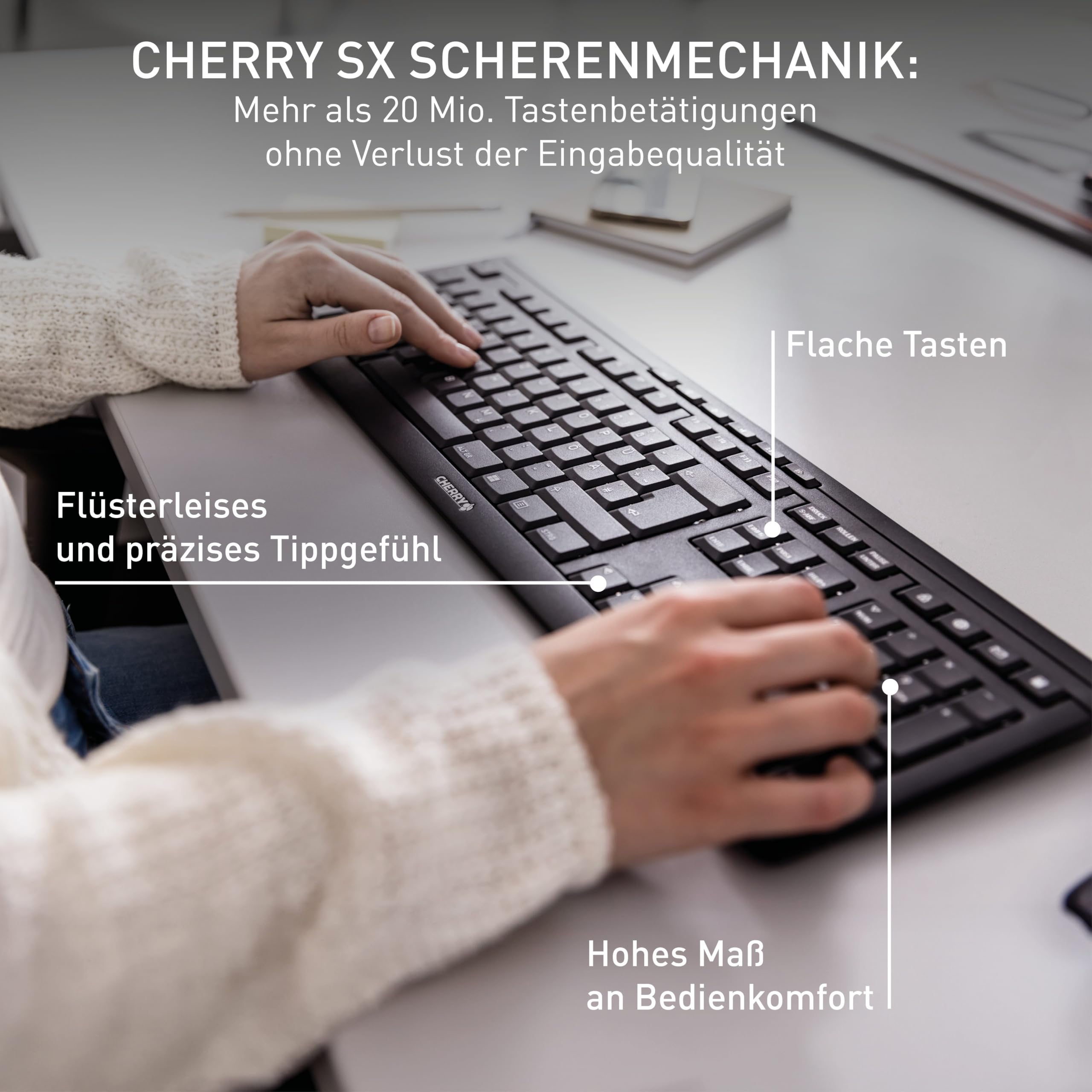 cherry-stream-wireless-tastatur-schwarz-mit-nummernblock image 4