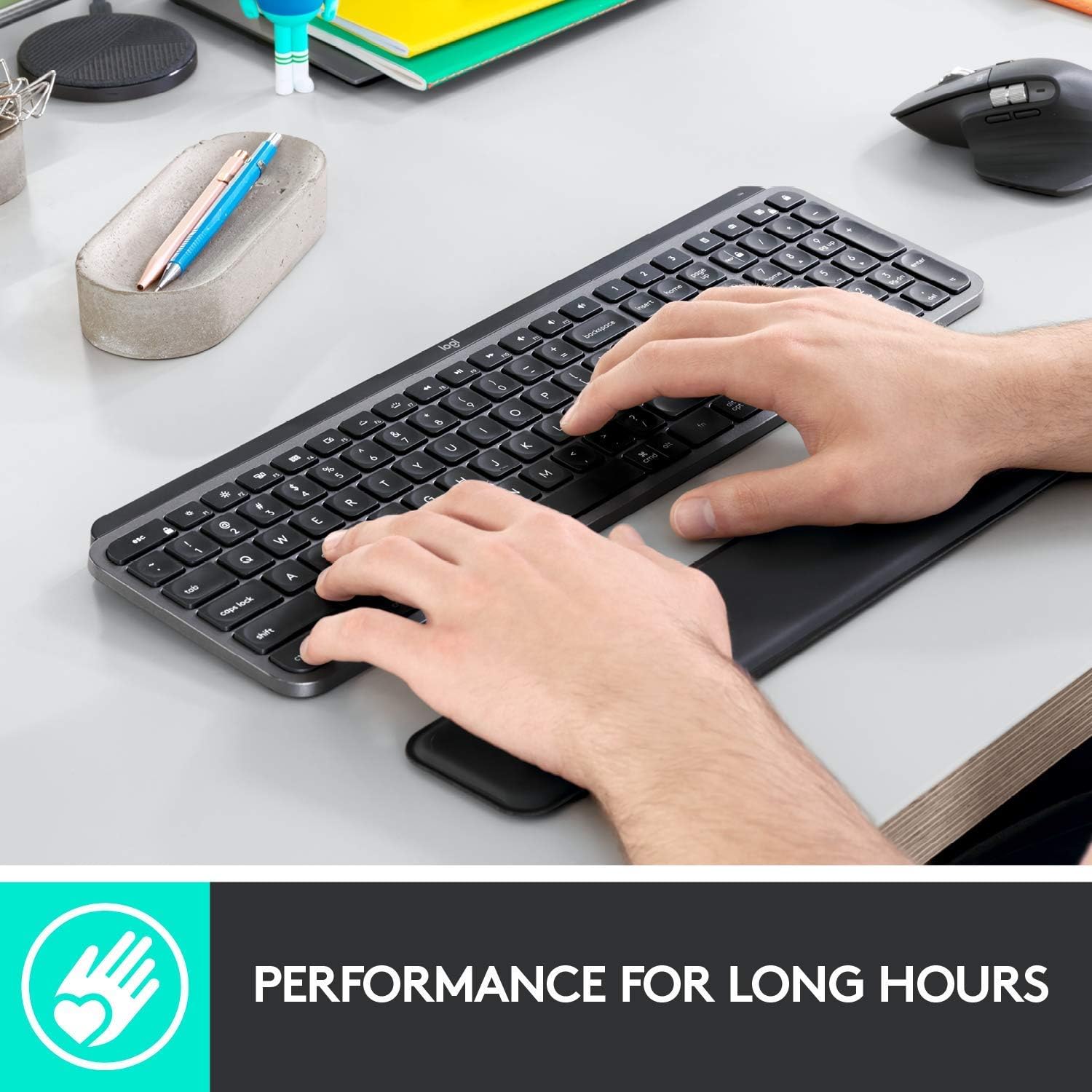 logitech-mx-palm-rest-handballenauflage-graphit-f-r-mx-keys image 2