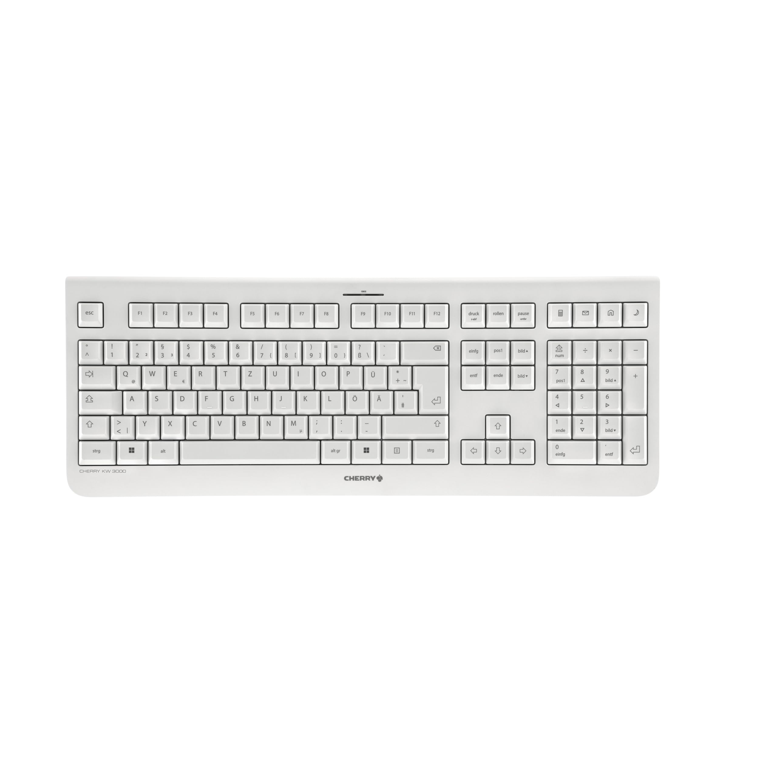 cherry-kw-3000-tastatur-kabellos-wei-grau-qwertz image 1