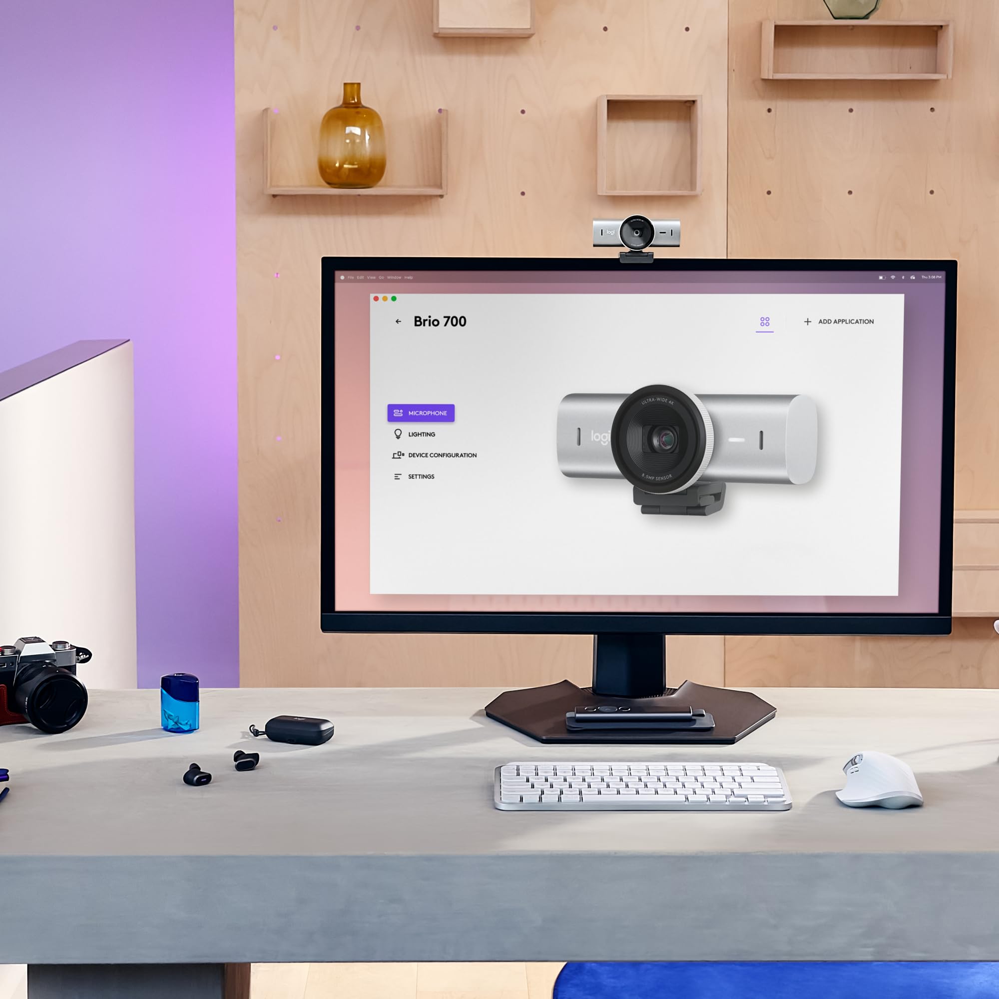 logitech-mx-brio-4k-webcam-pale-grey-streaming-webcam image 5